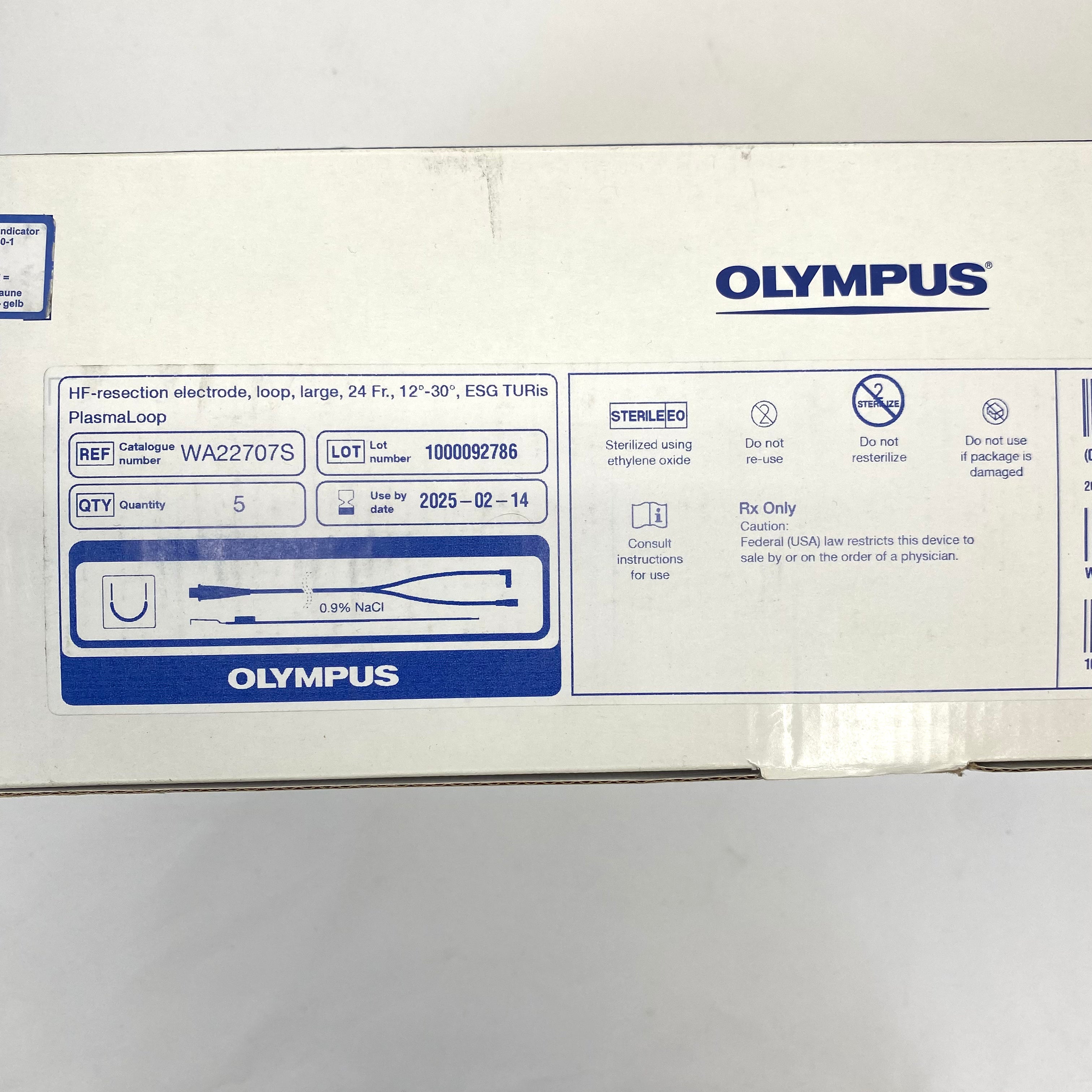 Olympus WA22707S | Plasma Large Loop Bipolar Electrodes - Out of Date