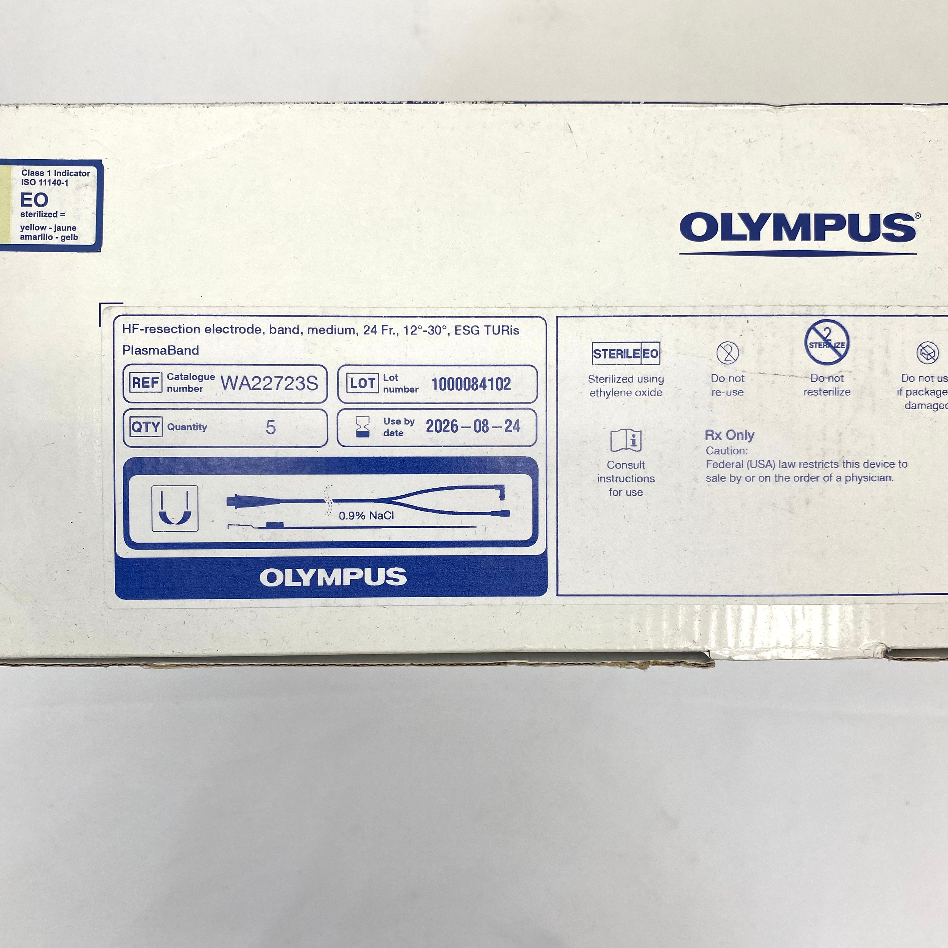 Olympus WA22723S | Band (Thick) Loop Bipolar Electrodes Box of 5 - New