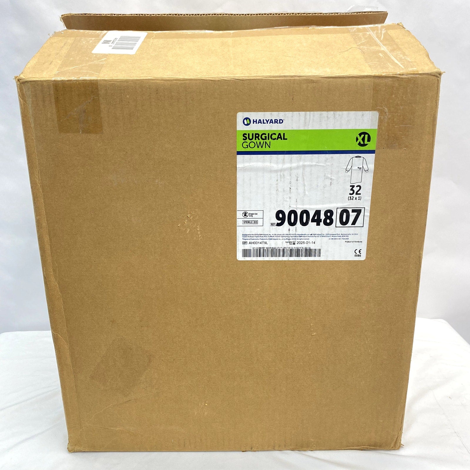 Halyard 90048 07 | Extra Large Surgical Gowns Evolution Blue, Box of 32 - New