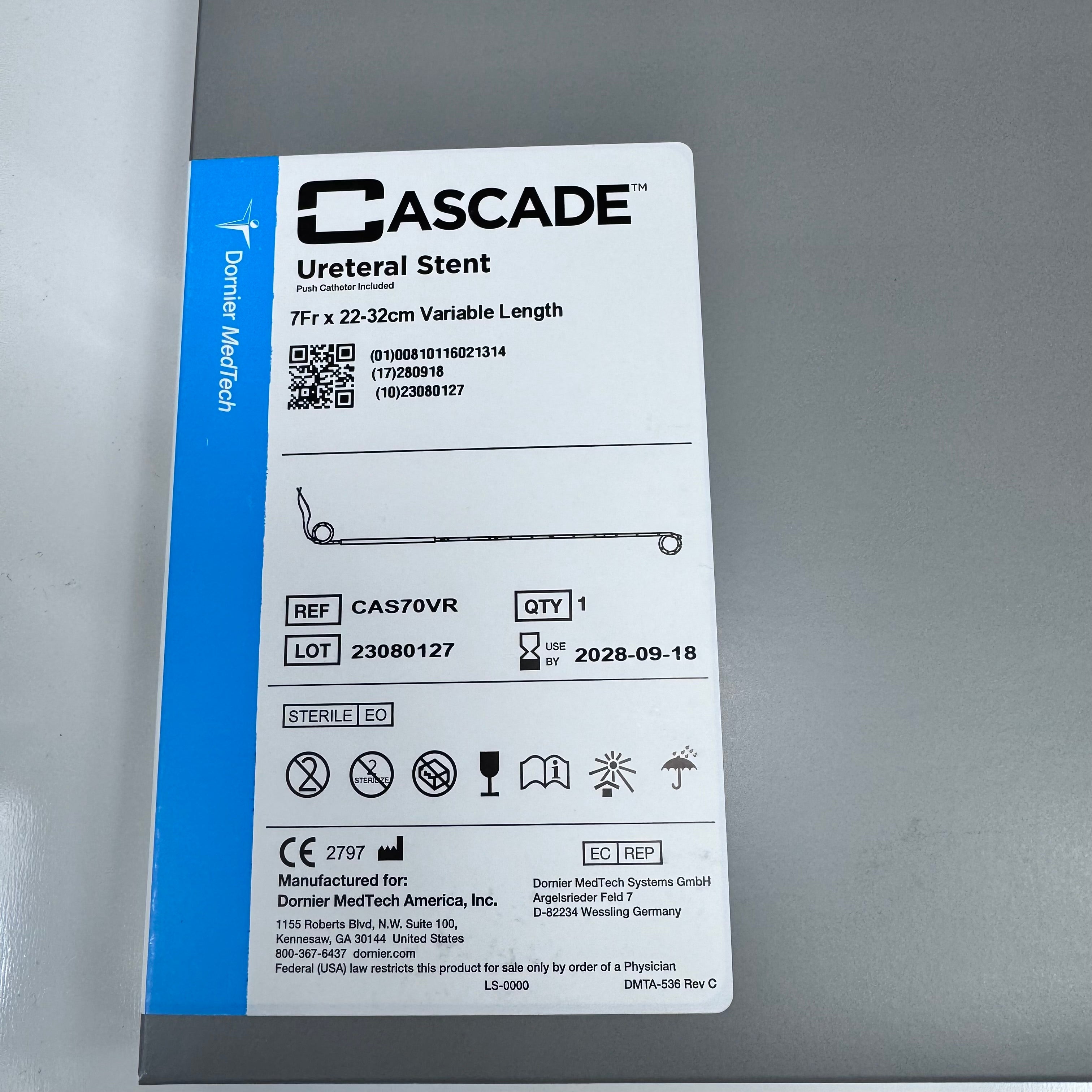 Dornier CAS70VR | Cascade Ureteral Kidney Stone Stent