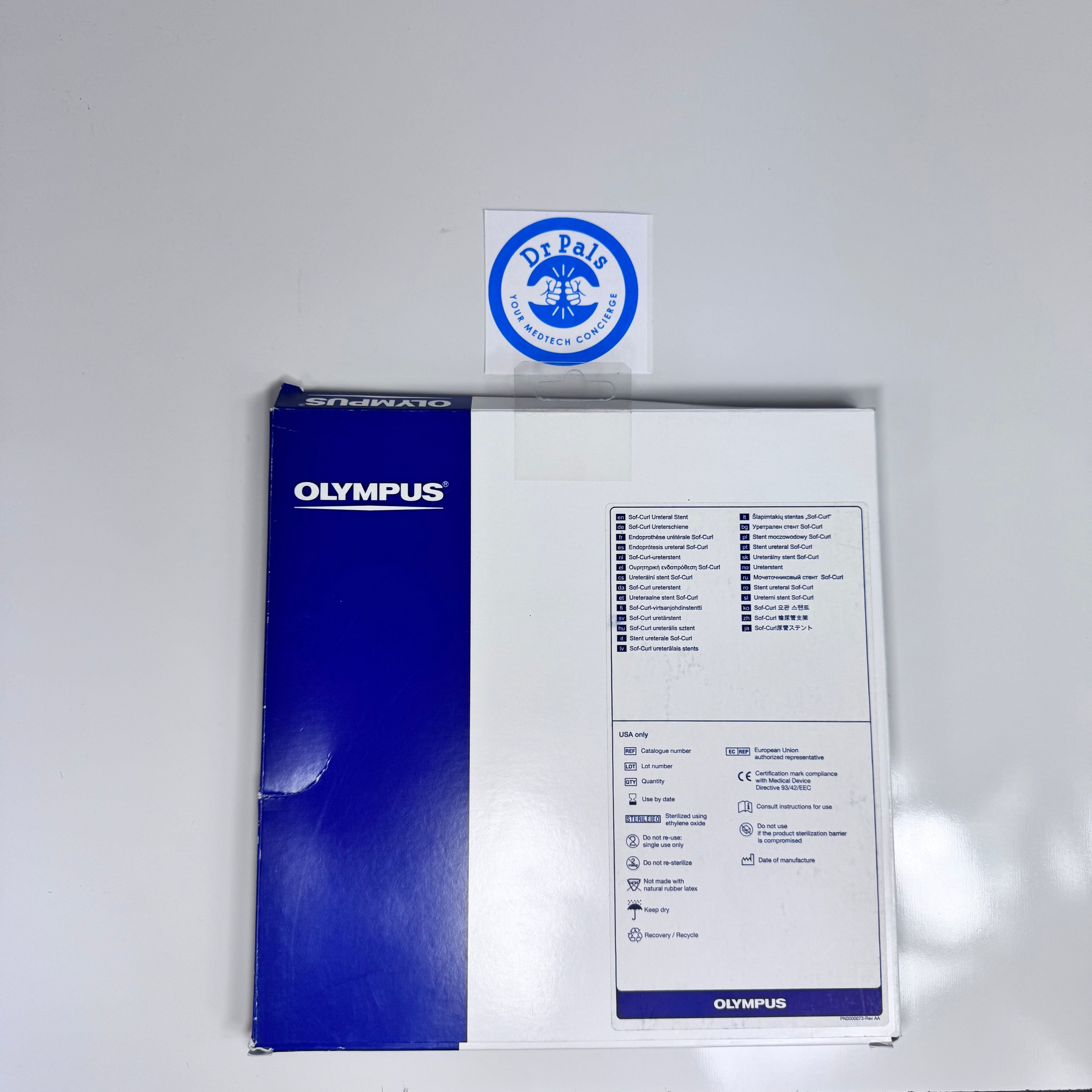 Olympus SSC4524 | Sof-Curl Ureteral Stent, 4.5 Fr x 24 cm OUT OF DATE