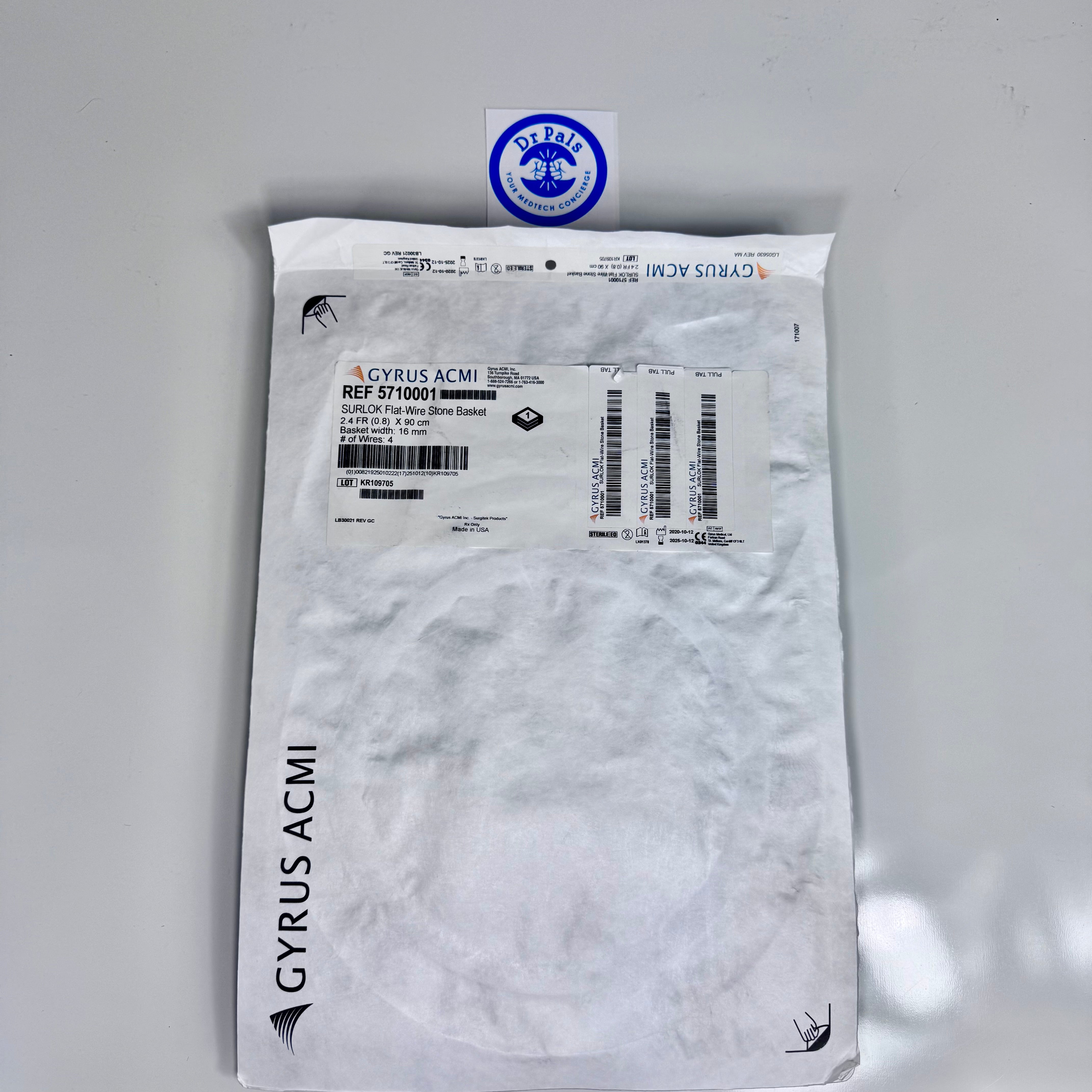 Gyrus ACMI/Olympus 5710001 | SurLok Flat-Wire Stone Basket OUT OF DATE