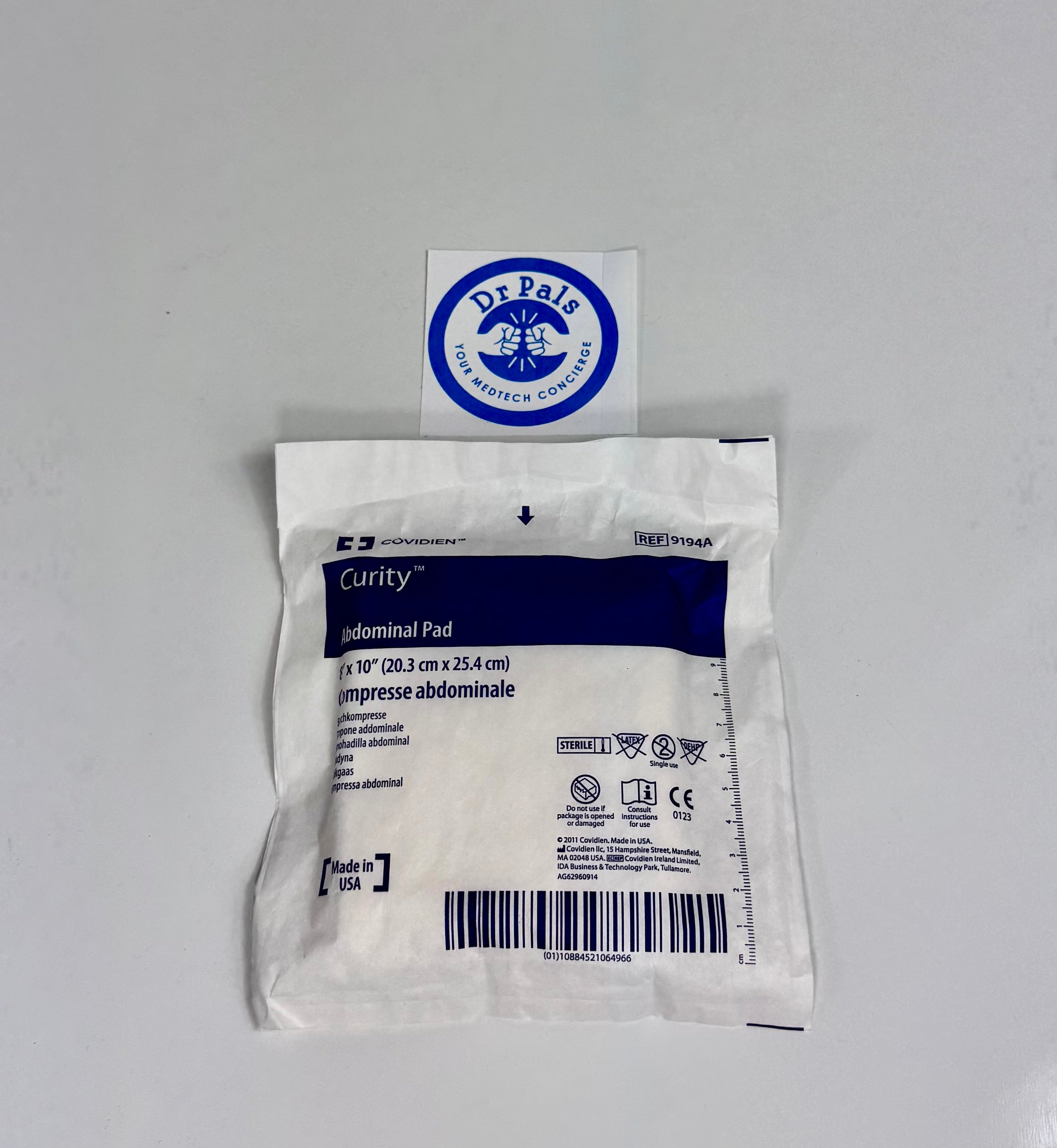 Covidien Curity™ Abdominal Pad 9194A | Sterile 8" x 10" 31/Box OUT OF DATE