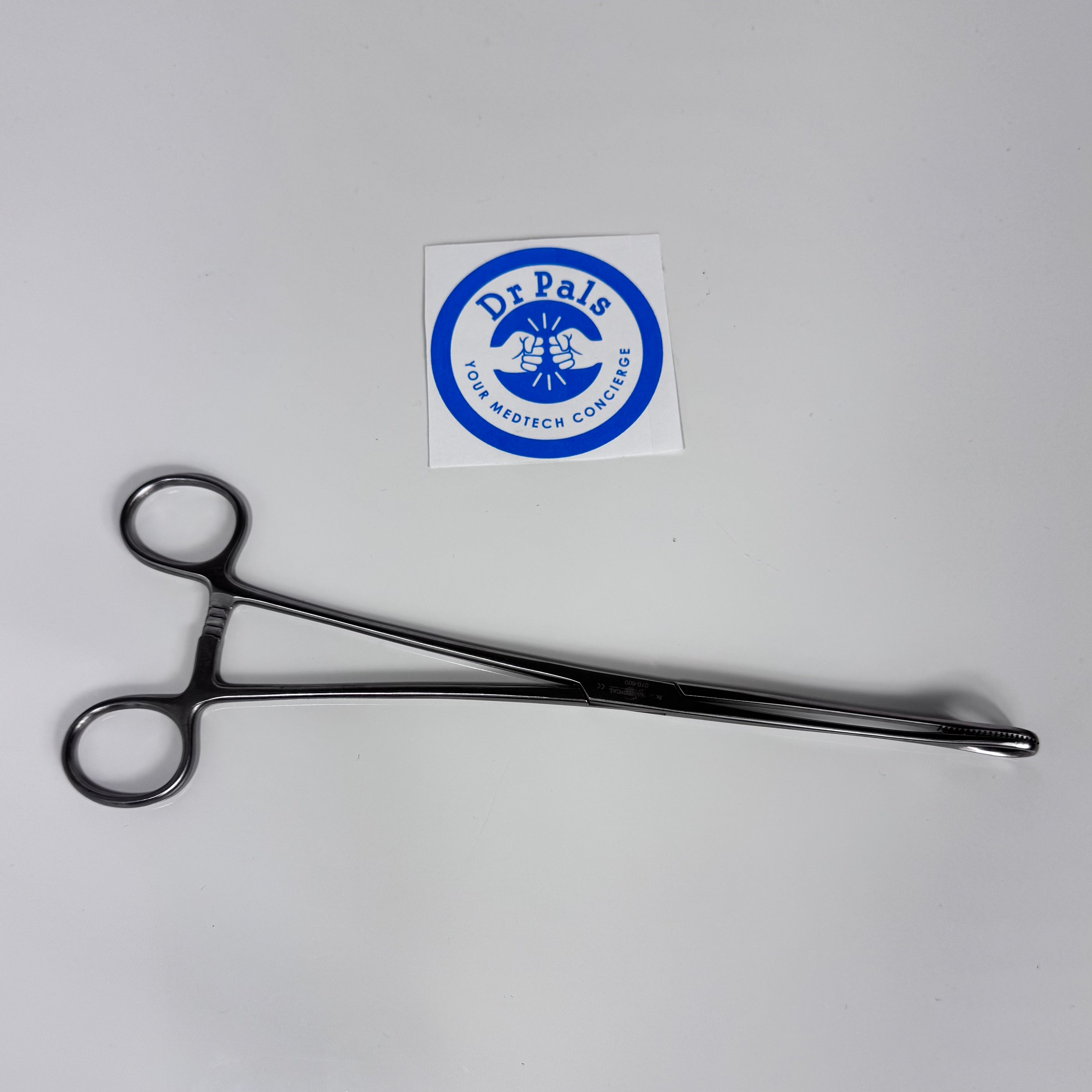 Marina Medical 070-600 | Foerster Sponge Forceps, Straight, Serrated, 25 cm