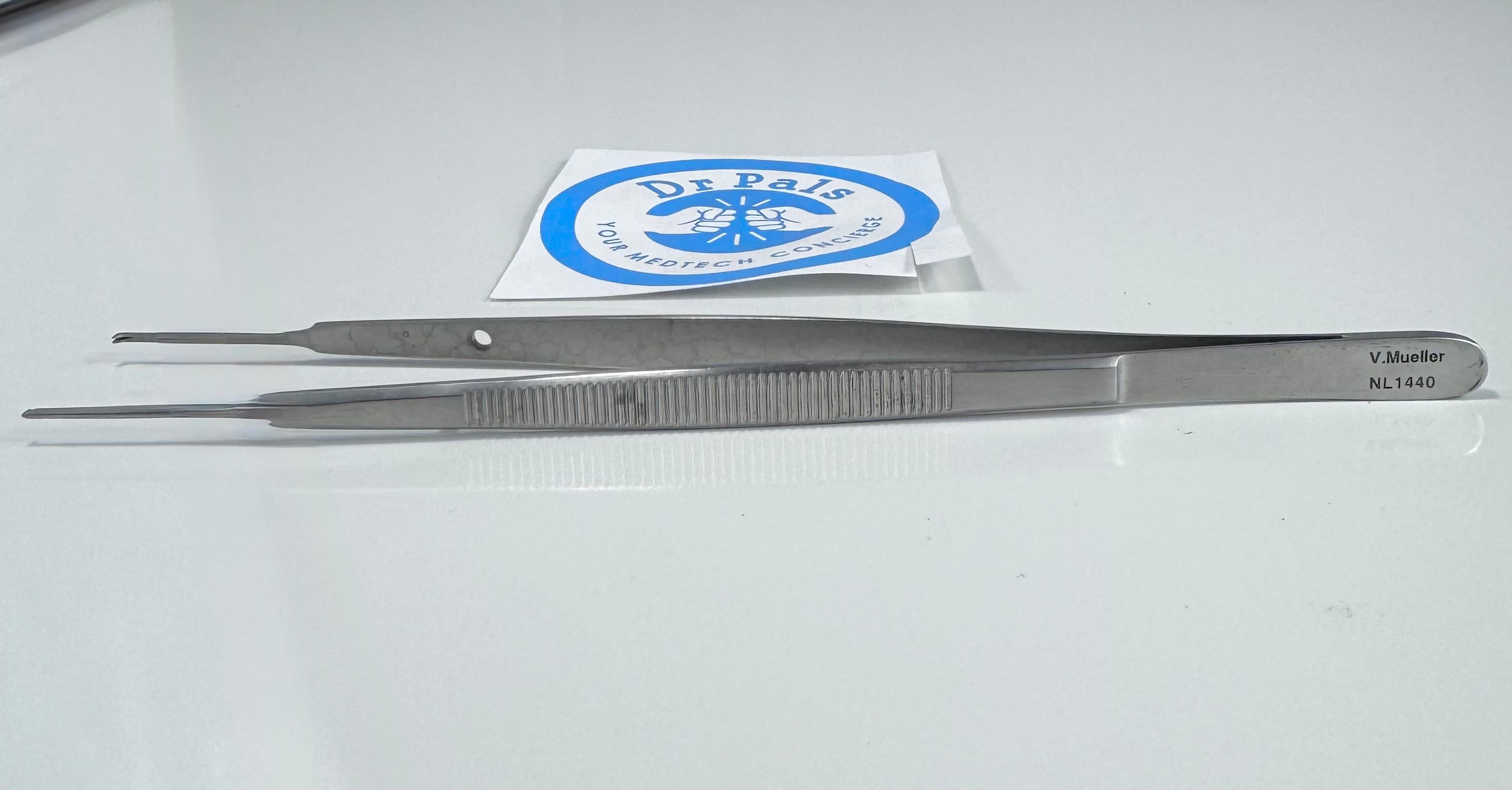 V. Mueller NL1440 | 7" Delicate 1x2 Teeth Gerald Tissue Forceps