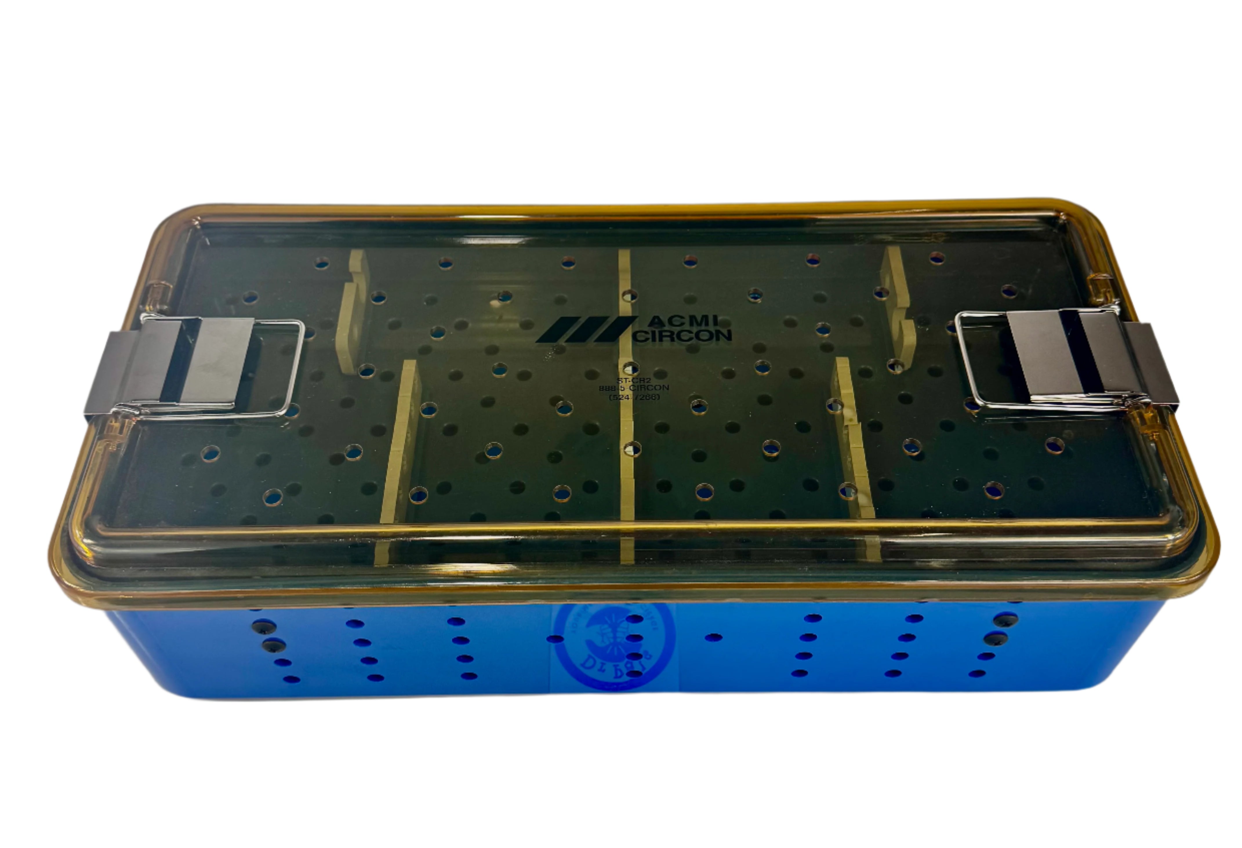 Gyrus ACMI Circon ST-CR2 | Blue Double Layer Sterilization Tray Container