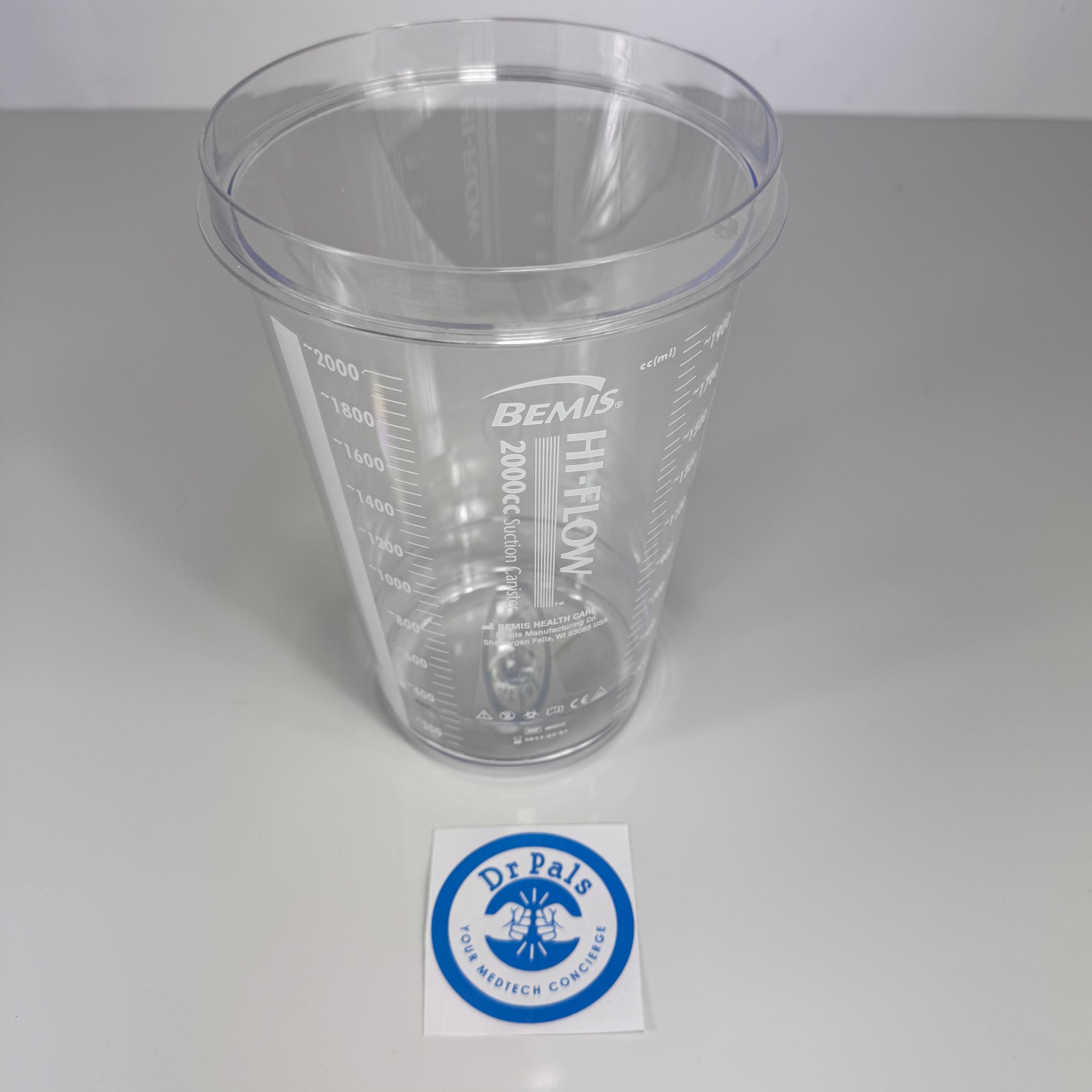 Bemis Hi-Flow 2000cc Suction Canister | 16/Box