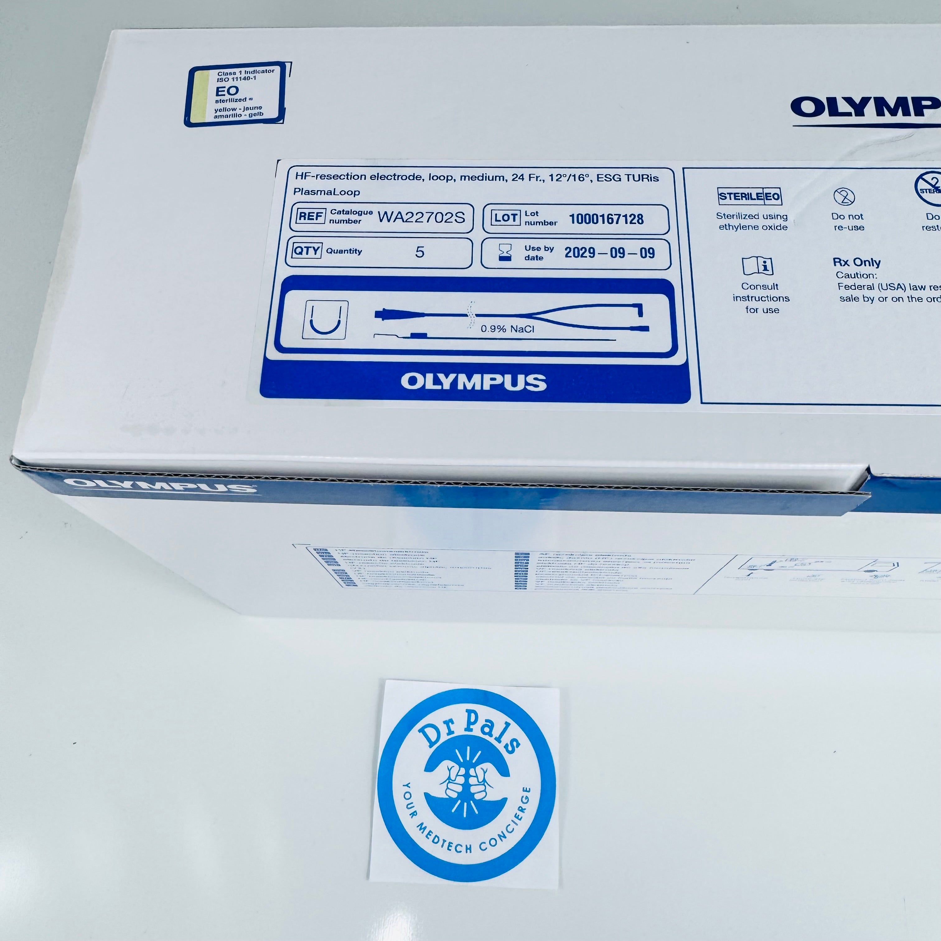 Olympus WA22702S | PlasmaLoop Electrode 24Fr 12-16° ESG TURis Box of 5 In Date