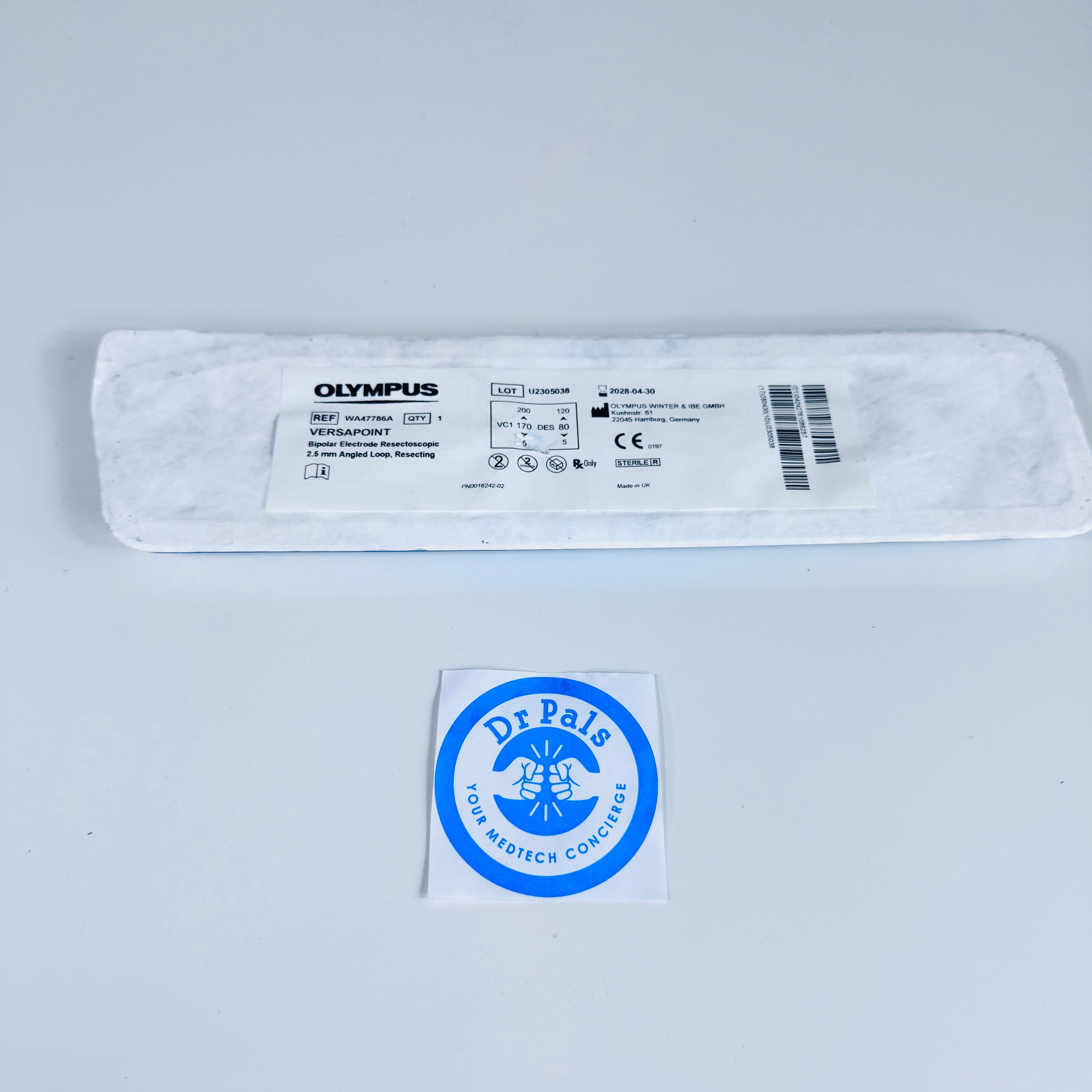 Olympus WA47786A | Versapoint Bipolar Resection Angled Loop Electrode - Each - In Date