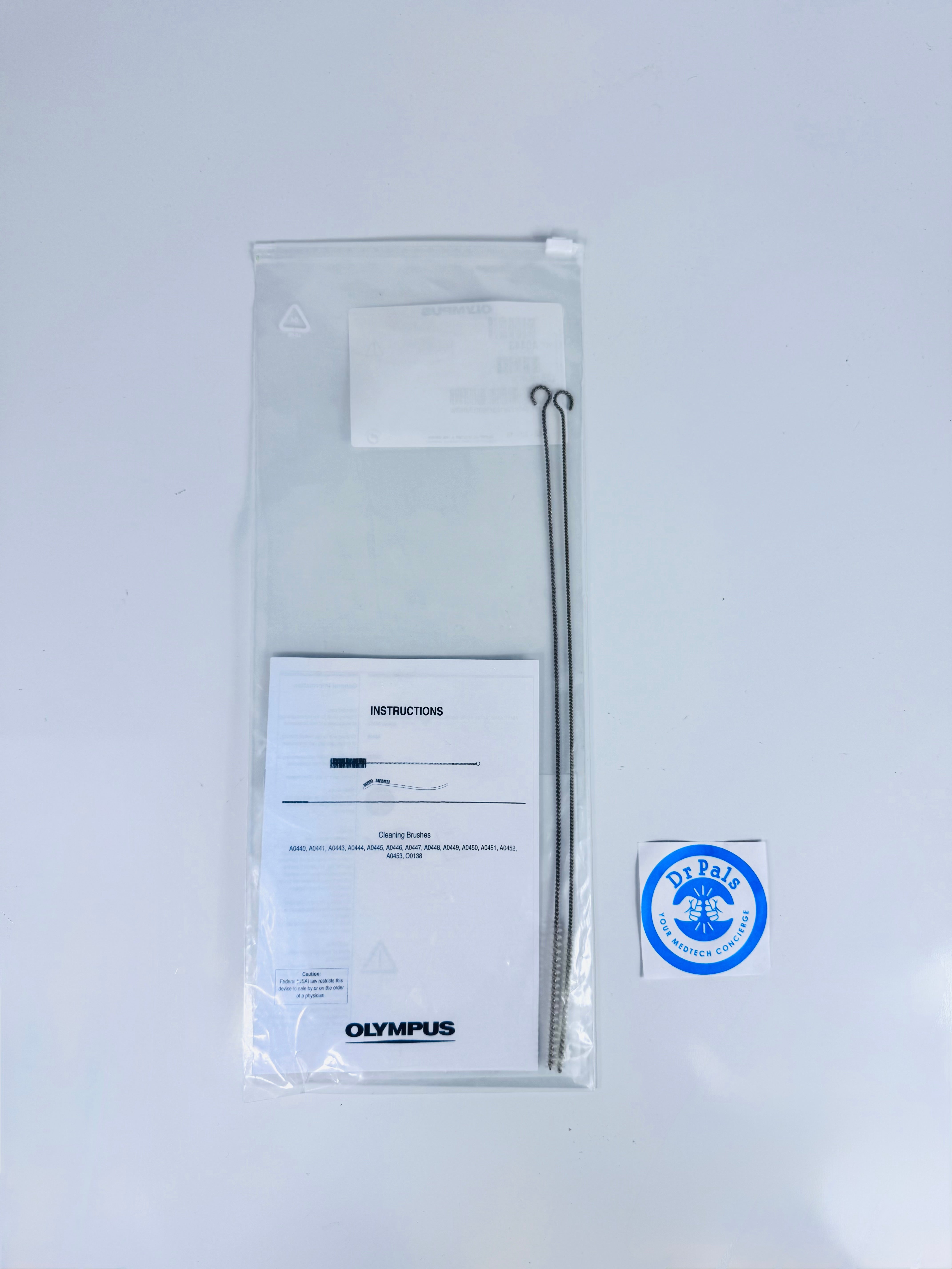 Olympus A0443 | Cleaning Brush Disposable Combination Cleaning Brush for Endoscopes