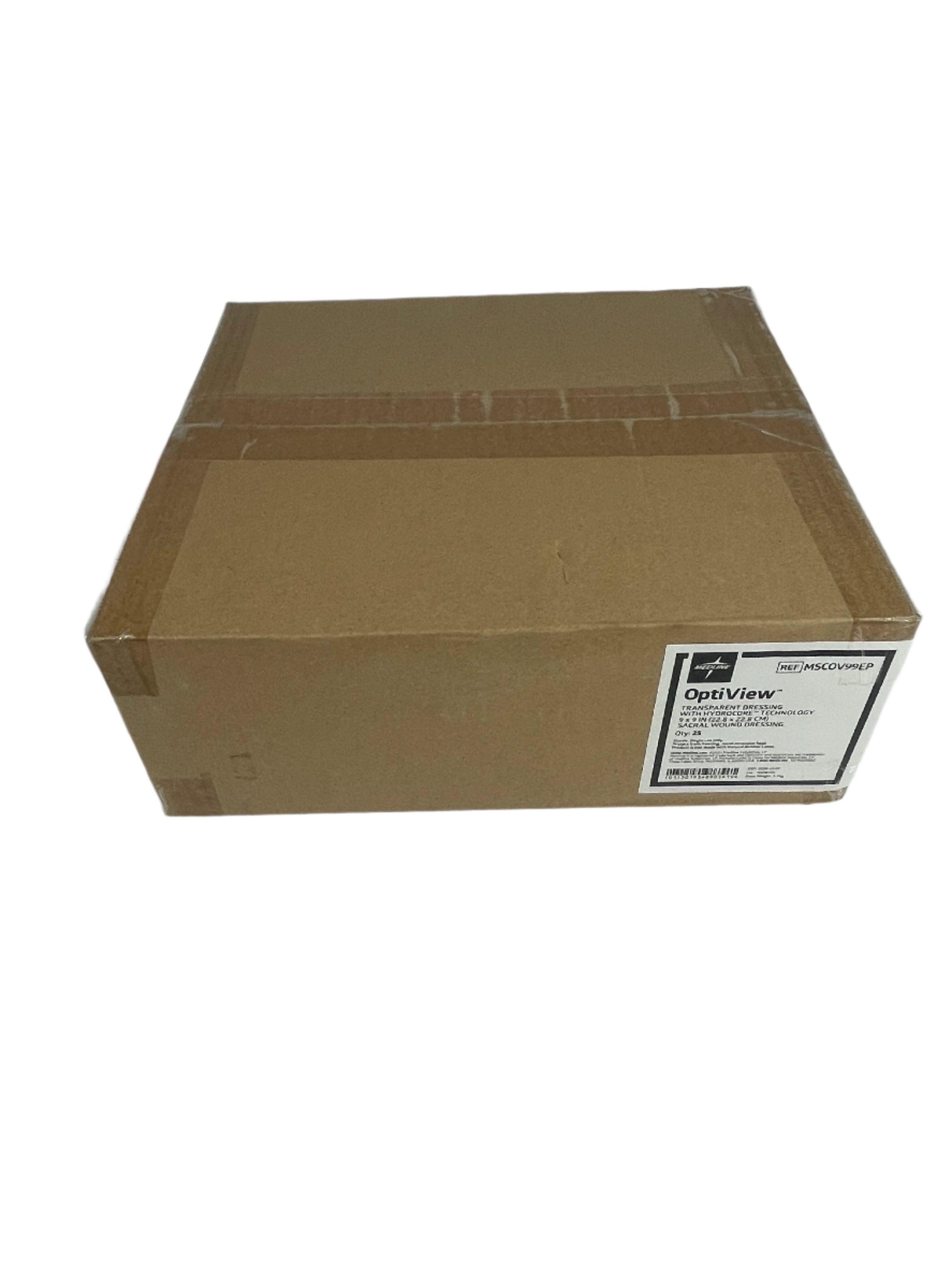 Medline MSCOV99EP | OptiView Transparent Wound Dressing 9x9 Sacral
