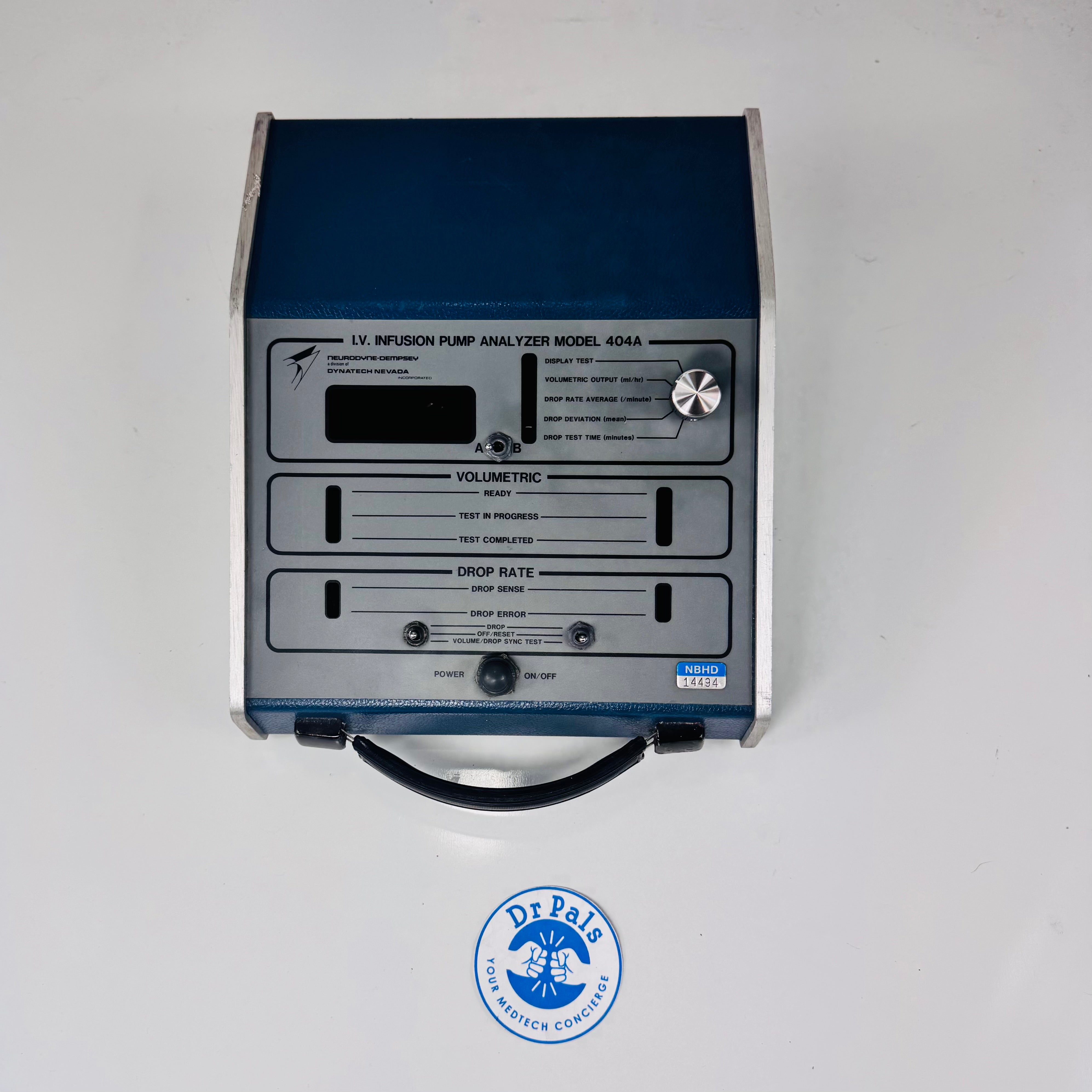 Dynatech Nevada 404A | Testing I.V. Infusion Analyzer