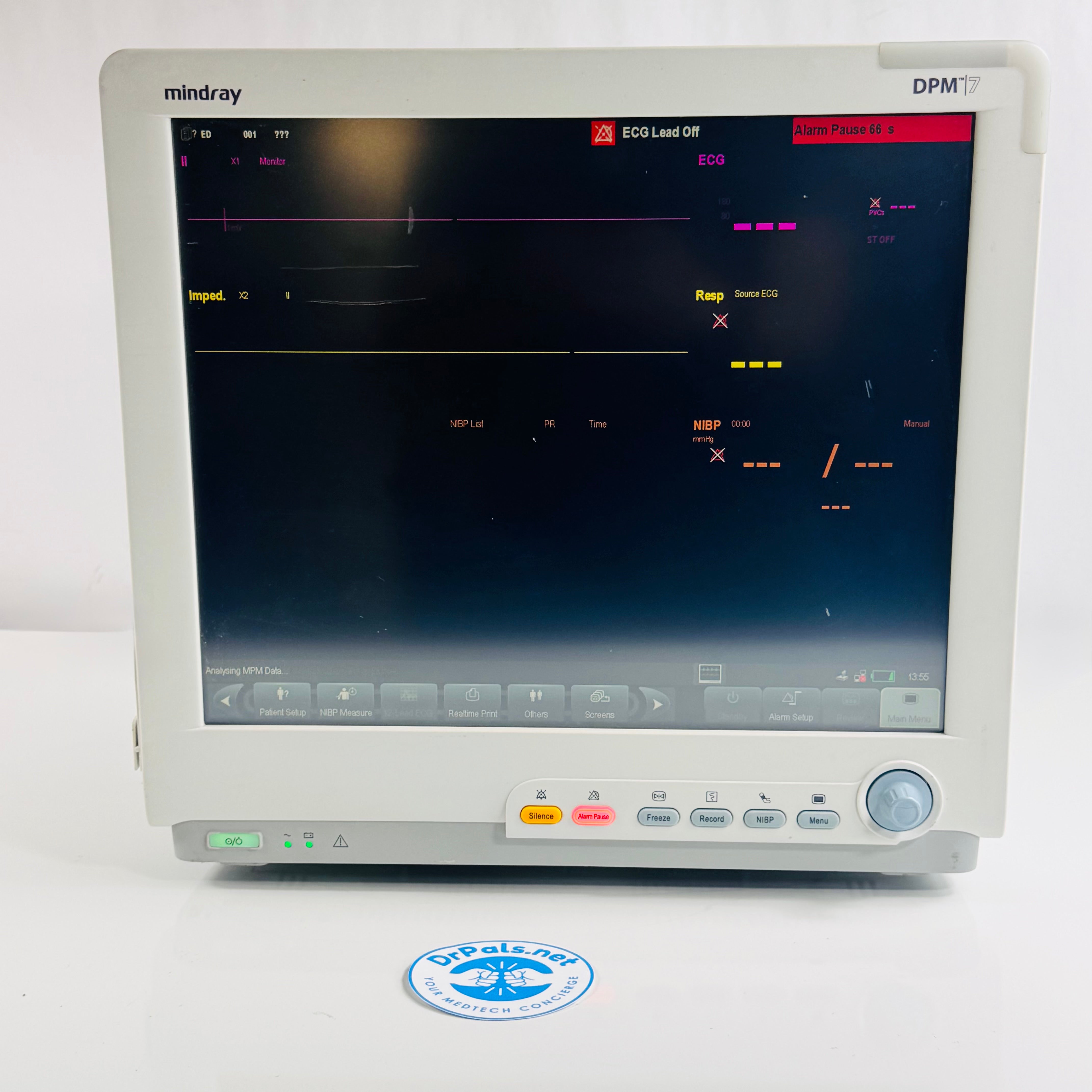 Mindray DPM7 | Multi-Parameter Patient Monitor 17" Touchscreen ICU/OR