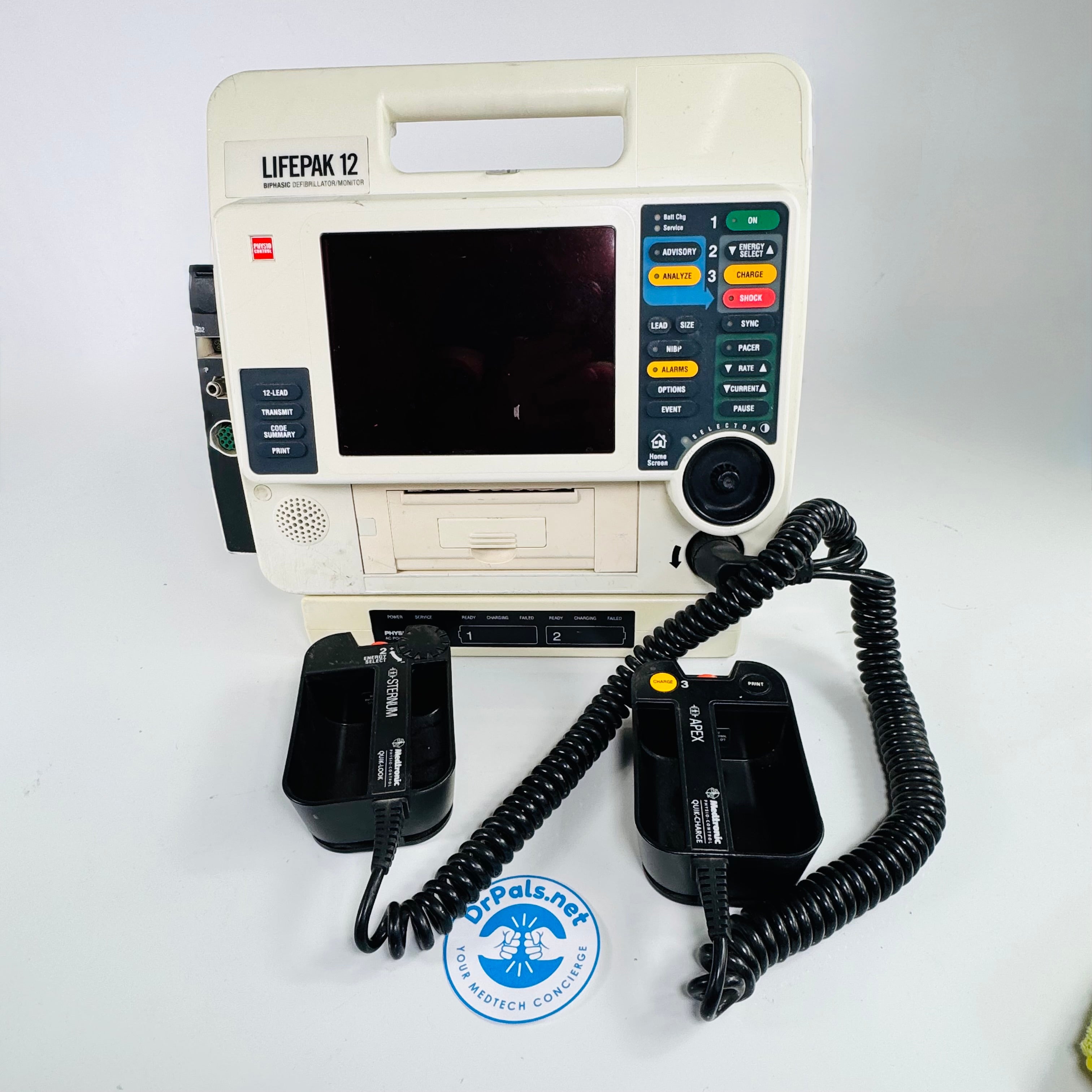 LifePak 12 | Biphasic Defibrillator - Monitor with Physio-Control AC Power Adapter