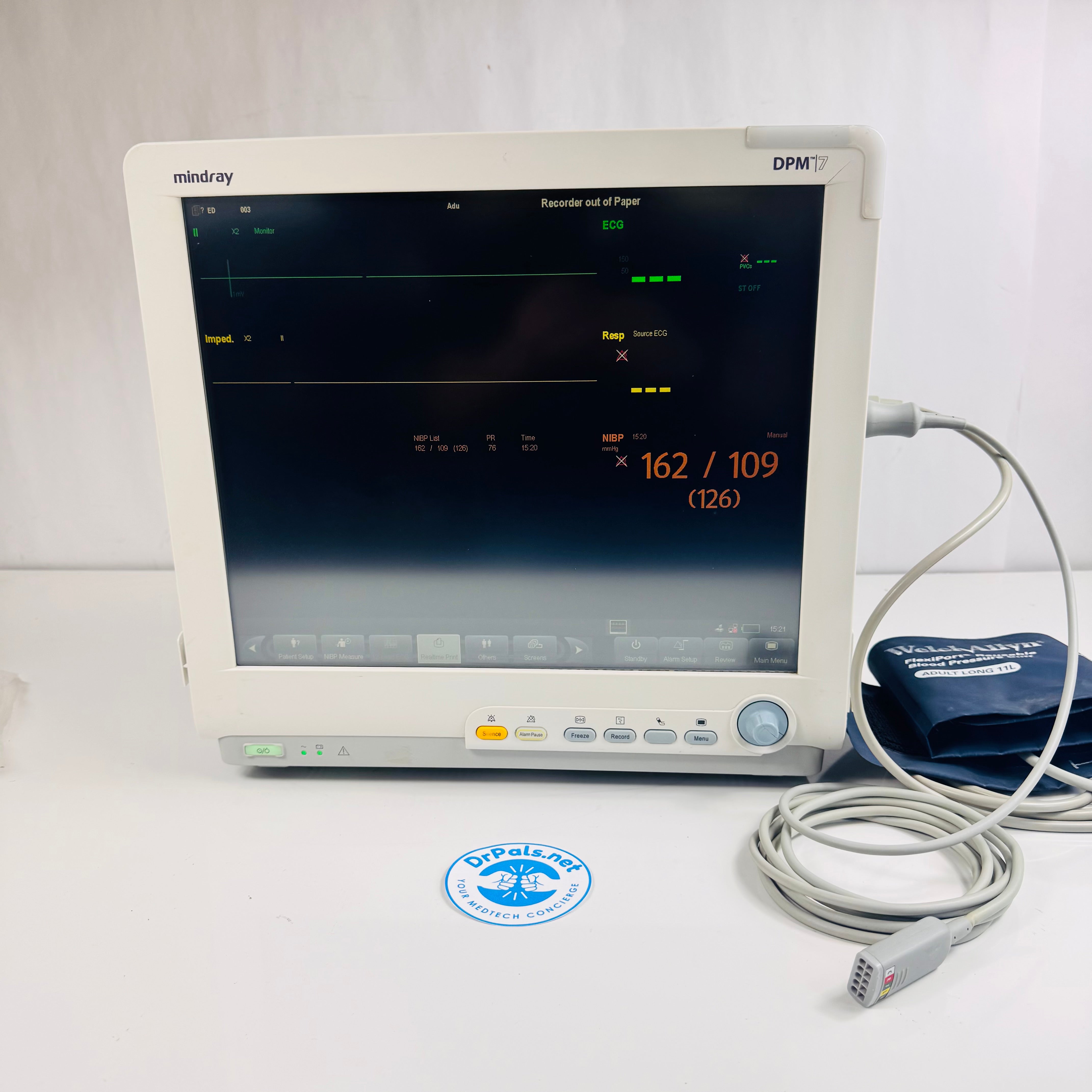 Mindray DPM7 | Multi-Parameter Patient Monitor with Masimo SET Module (MPM)