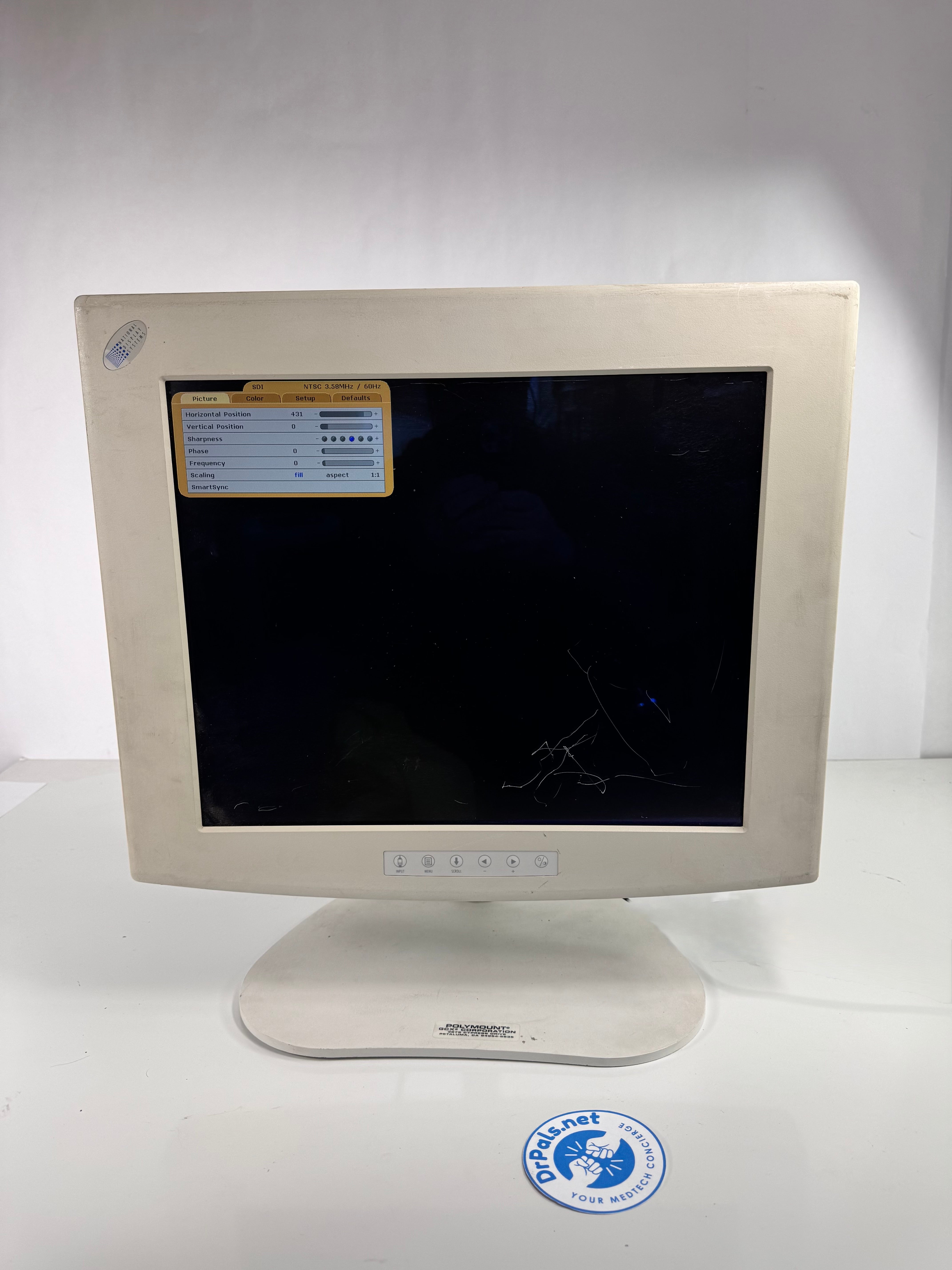 NDS V3C-SX18-A173 | 18inch Medical Grade Monitor. Monitor Only No Power Cord