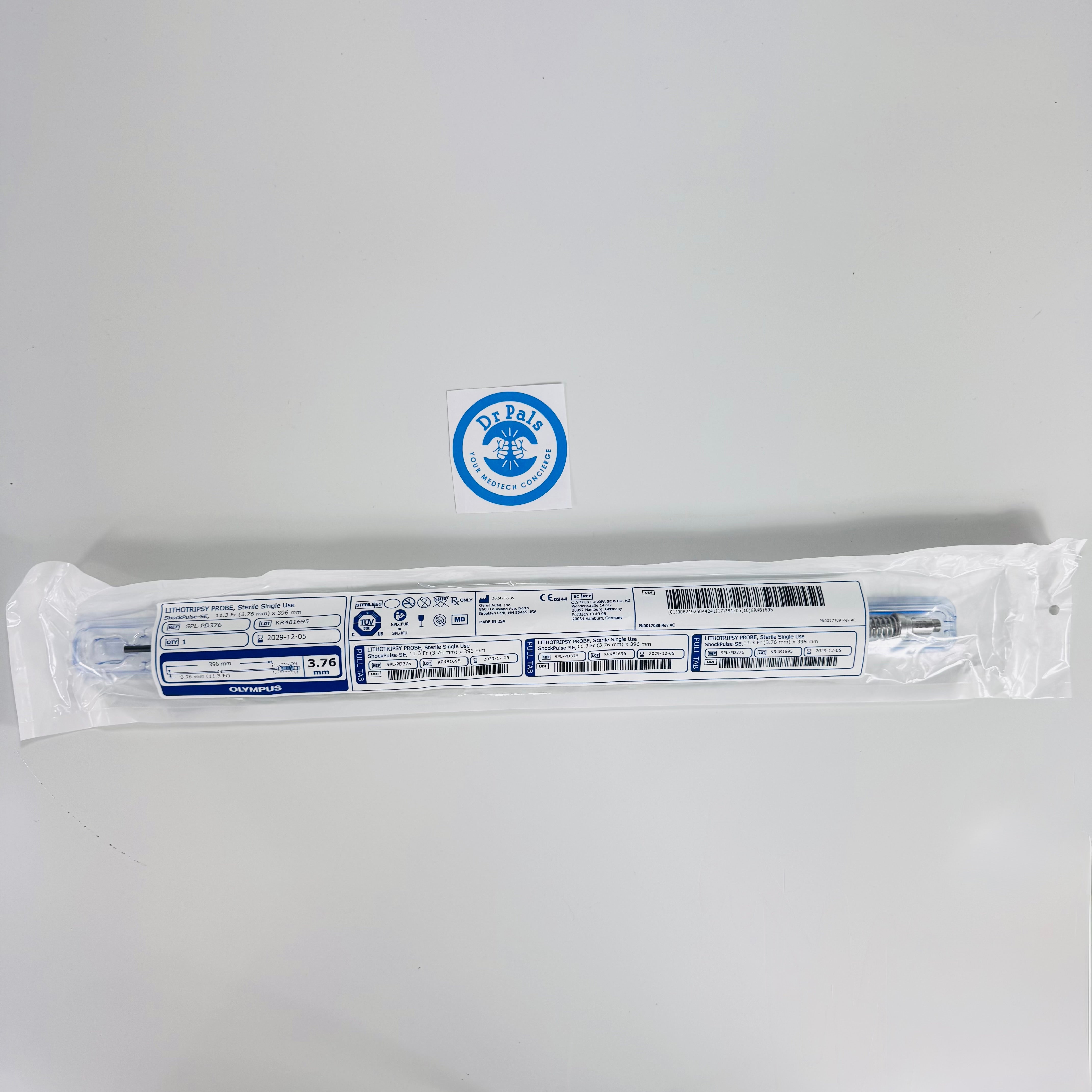 Olympus SPL-PD376 | 3.76mm ShockPulse Lithotripsy Probes Each In Date
