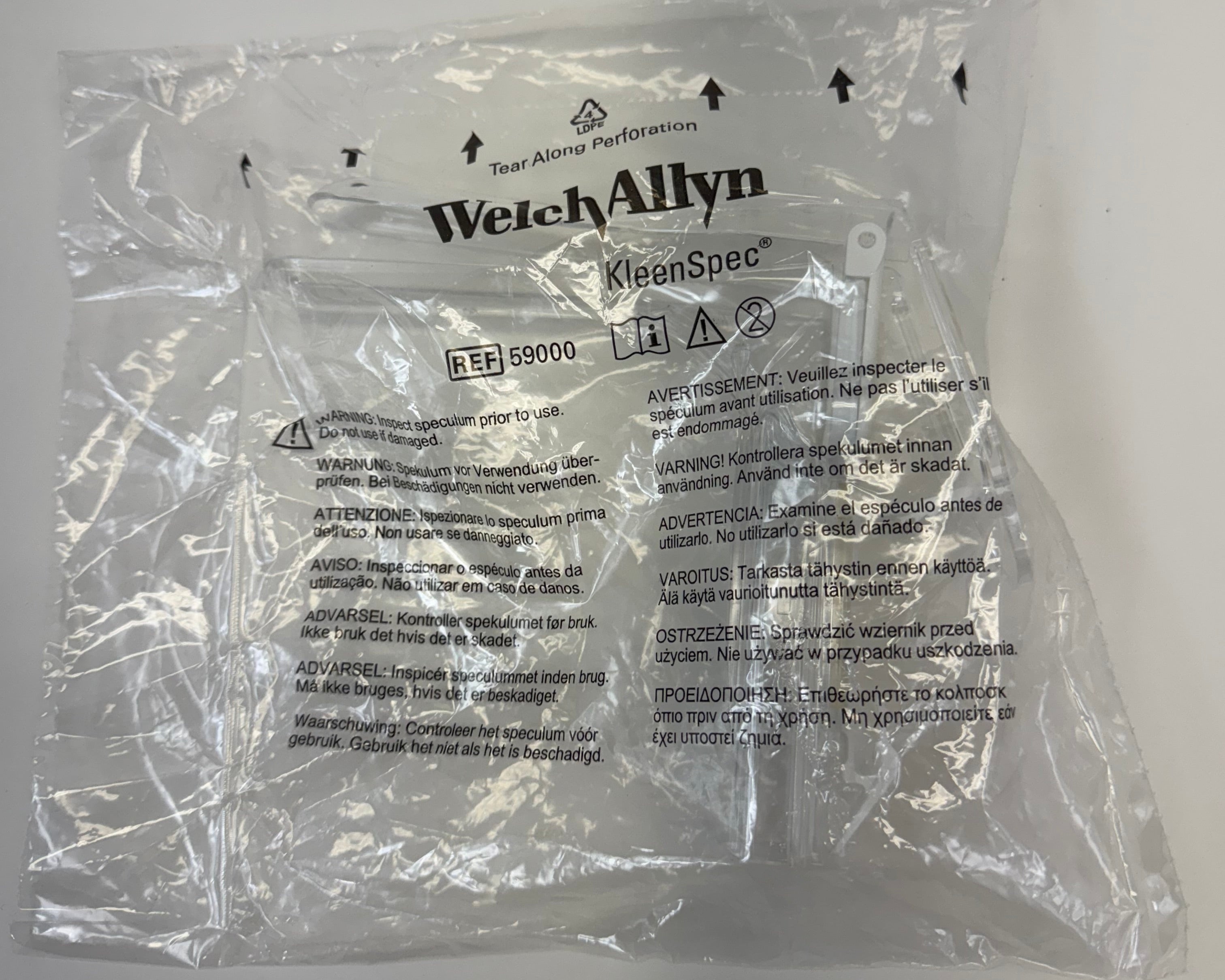 Welch Allyn 59000 | KleenSpec Disposable Vaginal Speculum
