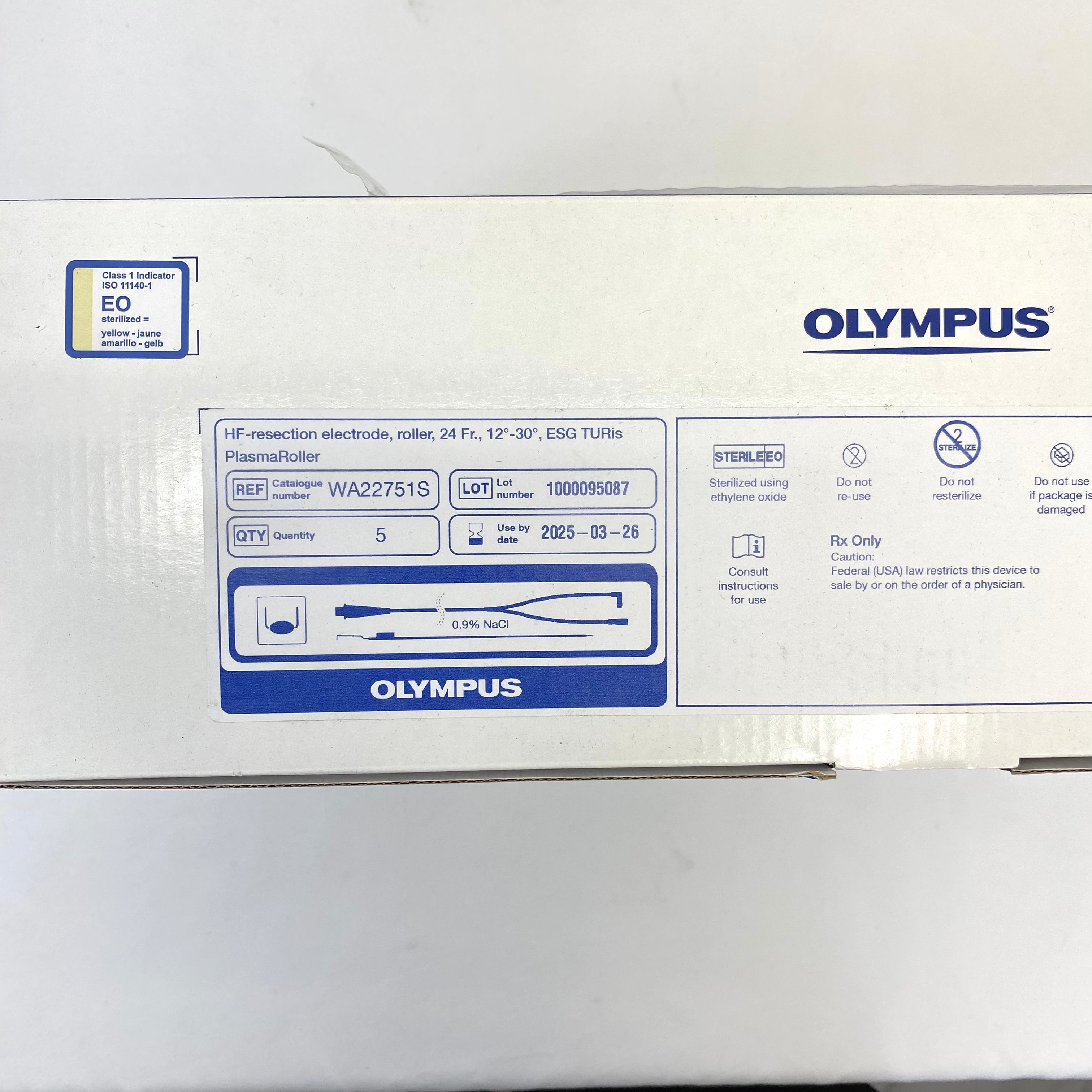 Olympus WA22751S | Rollerball Bipolar Electrodes Box of 5 - New OUT OF DATE