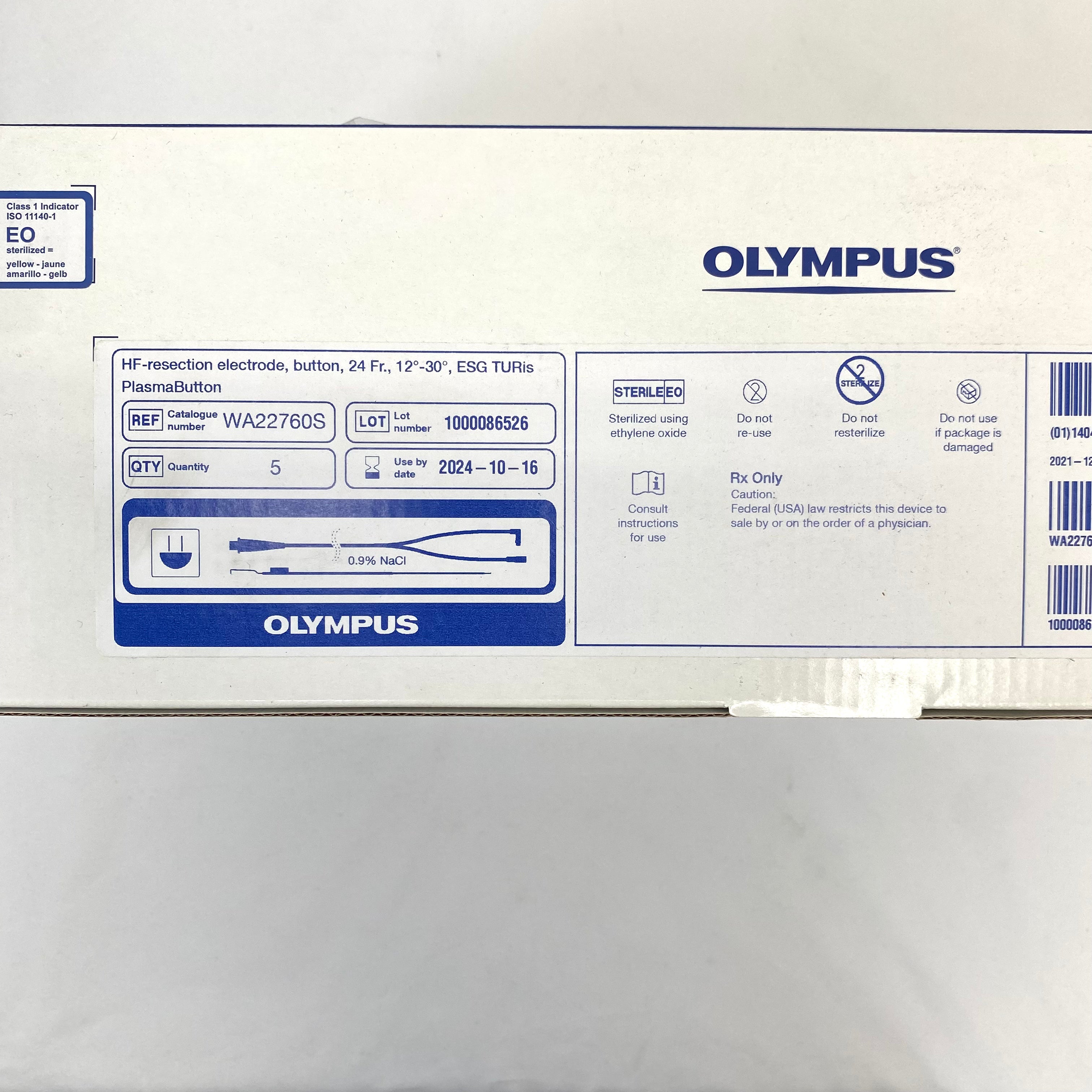 Olympus WA22760S | Button Bipolar Electrodes Box of 5 - New OUT OF DATE