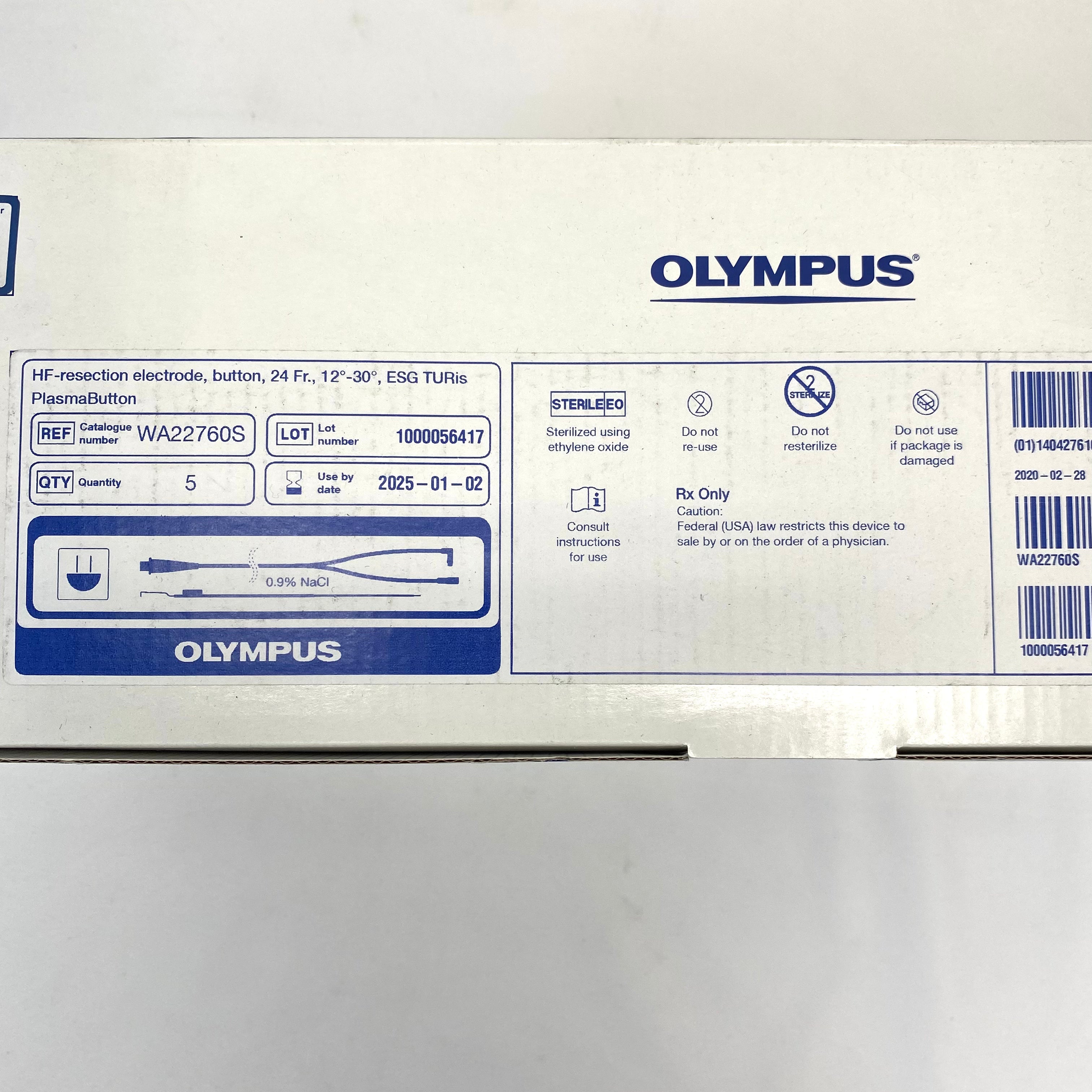 Olympus WA22760S | PlasmaButton Electrode 24 Fr 12-30° Each OUT OF DATE