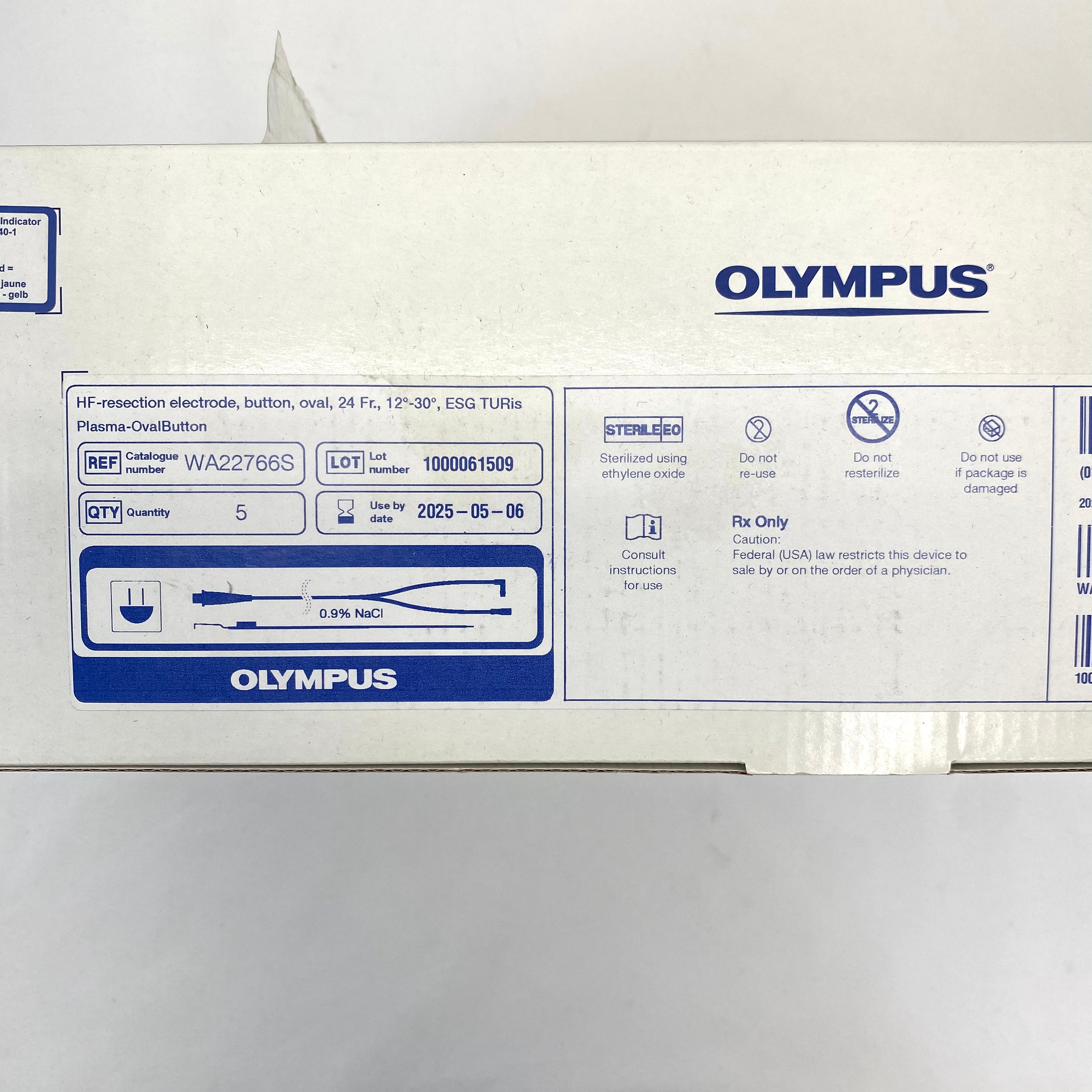 Olympus WA22766S | Oval Button Bipolar Electrodes Box of 5 - OUT OF DATE