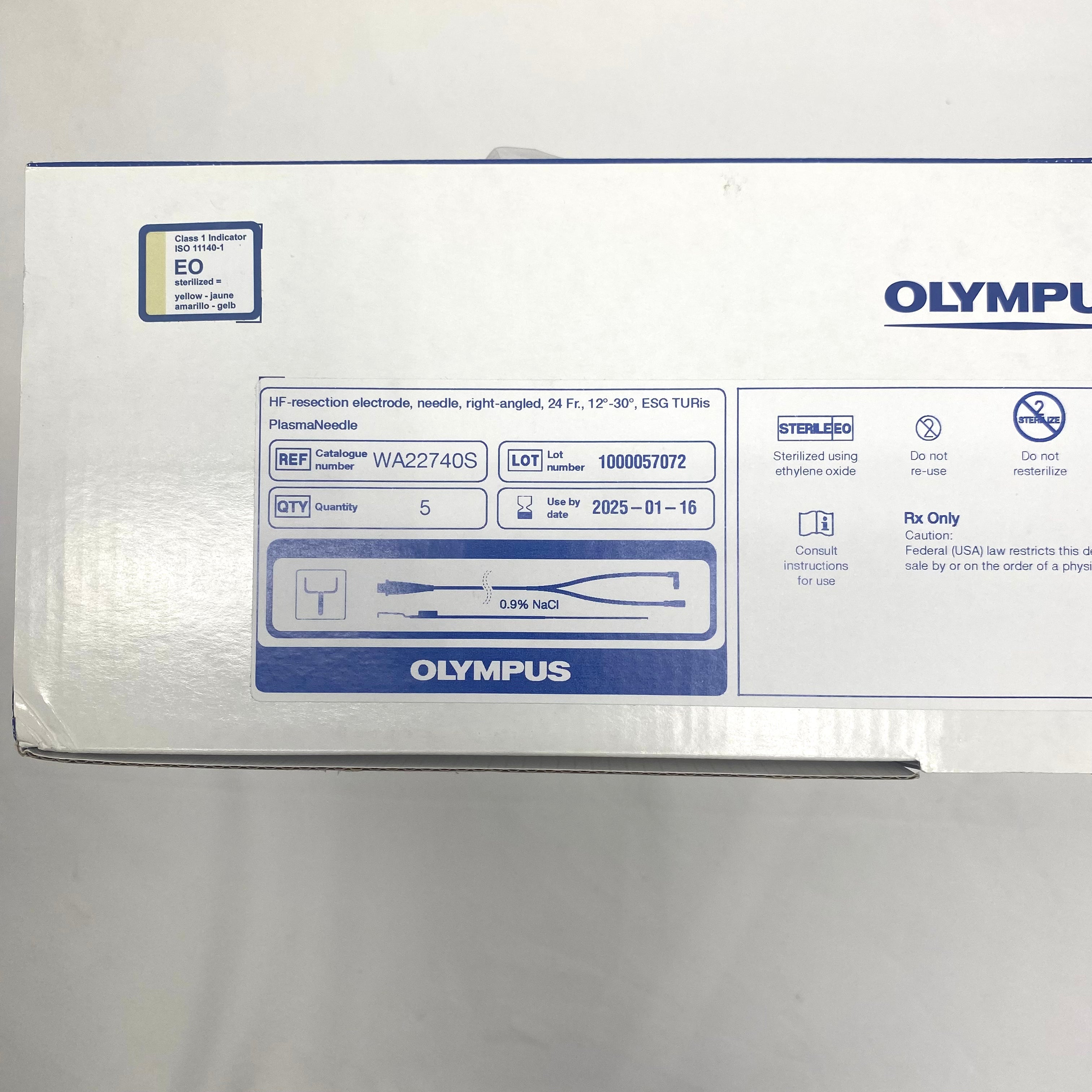 Olympus WA22740S | Needle Hot Knife Bipolar Electrodes Box of 5 - New OUT OF DATE