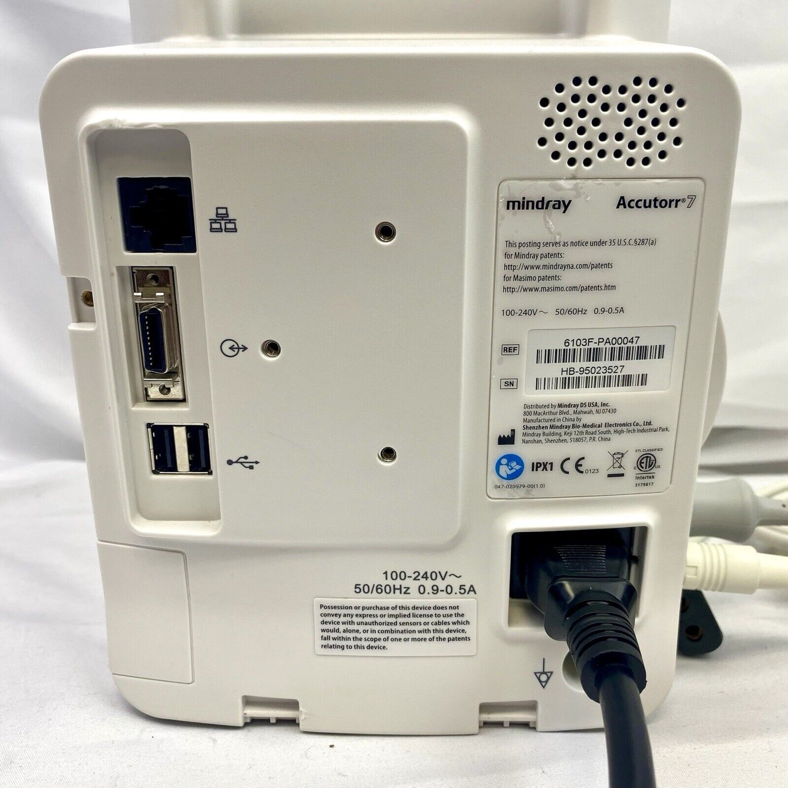 Mindray Accutorr 7 | Vital Signs Patient Monitor For Sale
