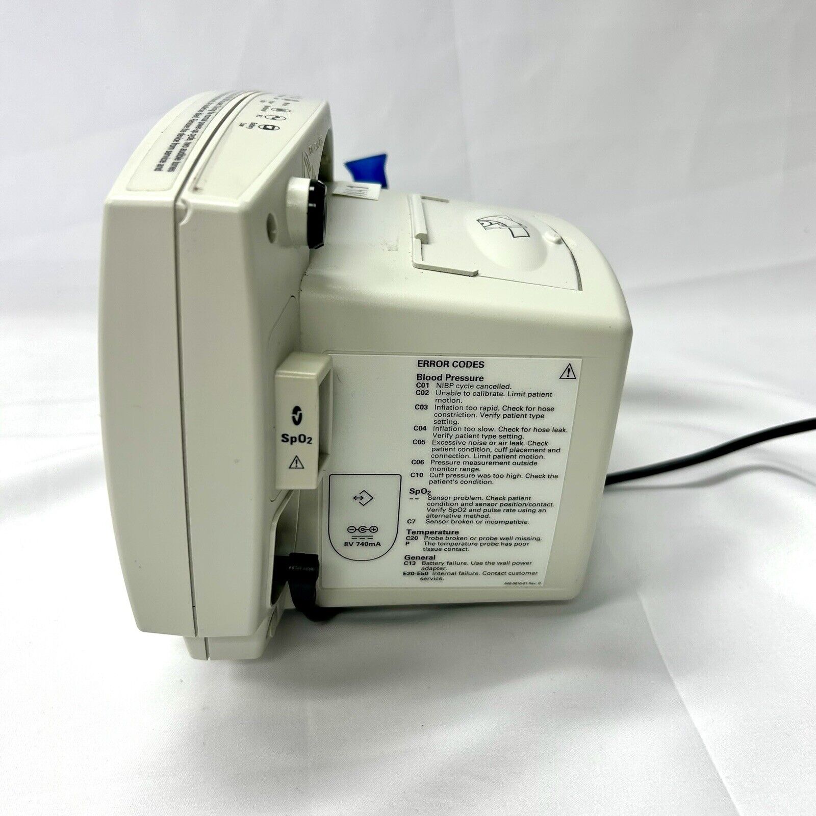 Welch Allyn 53STP | Vital Signs Monitor - Temperature, Blood Pressure, Masimo SPO2