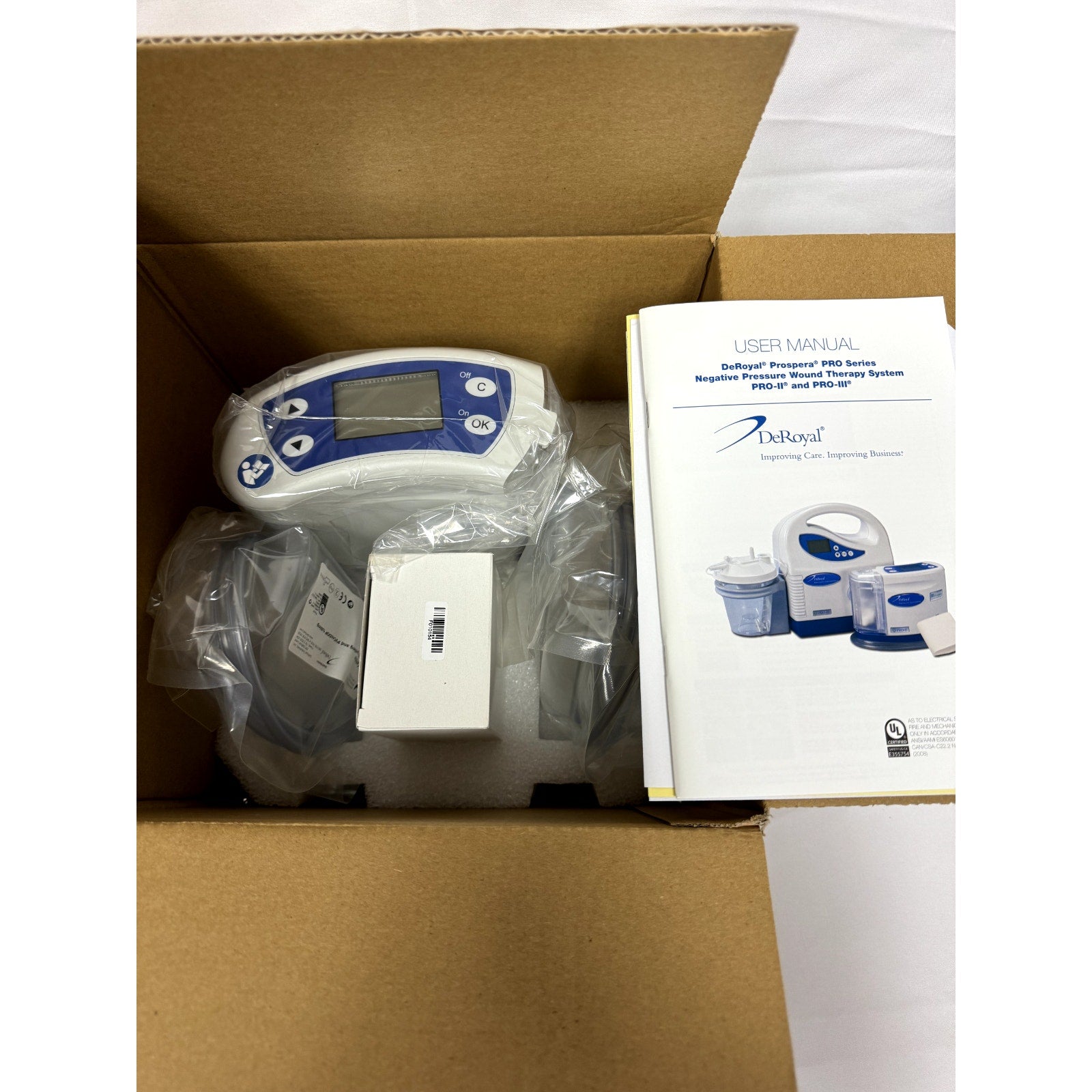 DeRoyal Prospera 2 NP-2000 | New Negative Pressure Wound Therapy - Aspiration Pump