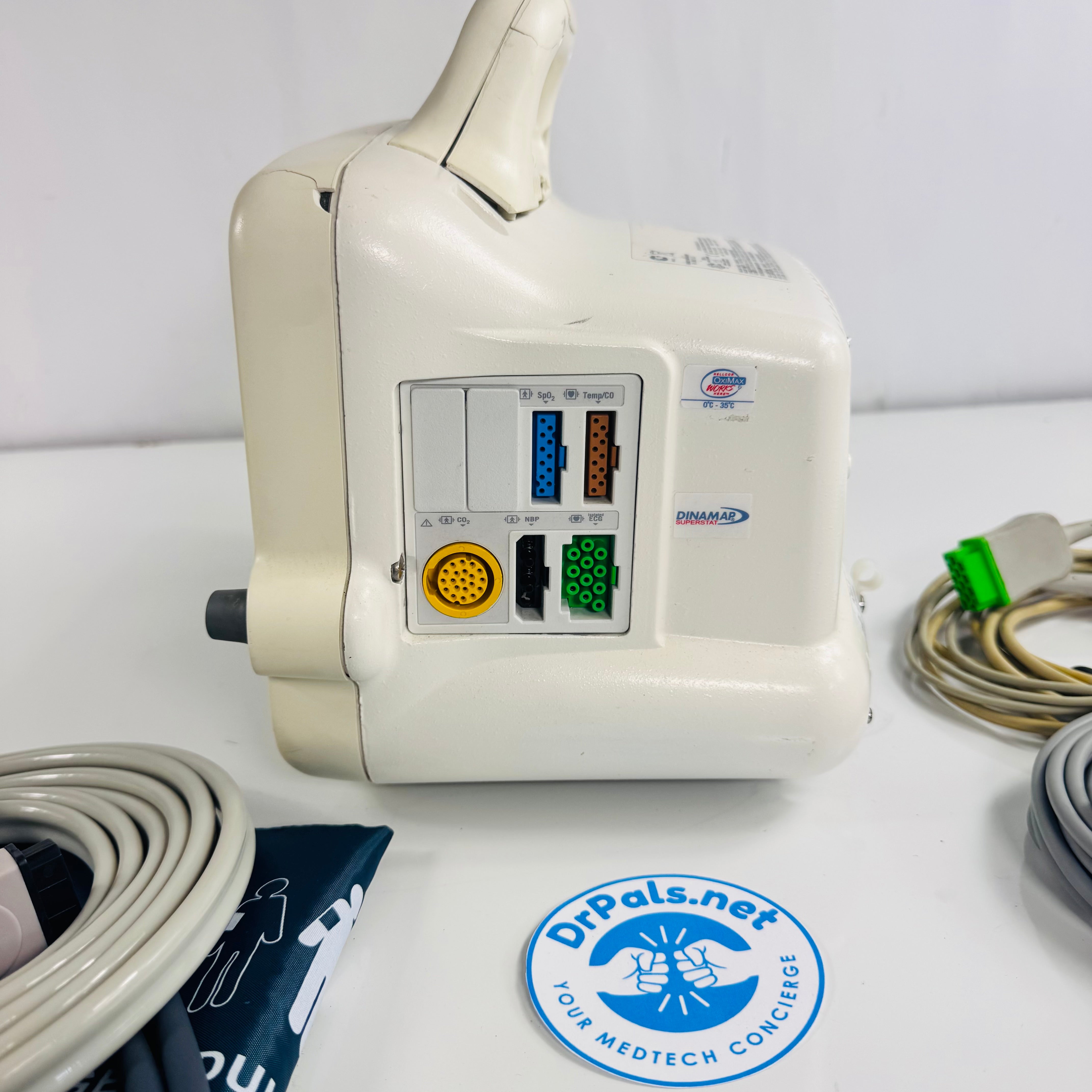 GE Dash 3000 | Patient Monitor with Sensors – NIBP, Nellcor SpO2, ECG,Temp & Printer