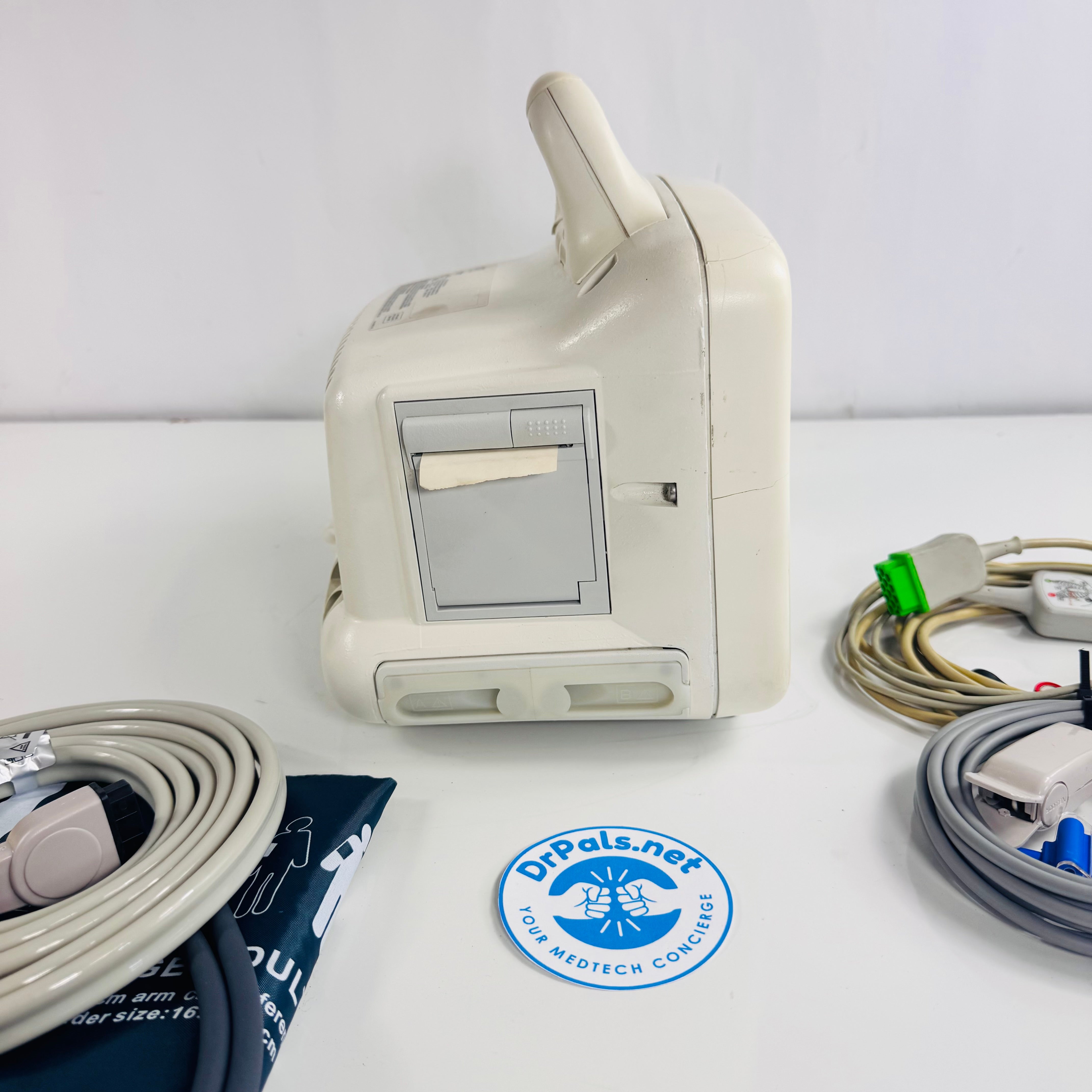 GE Dash 3000 | Patient Monitor with Sensors – NIBP, Nellcor SpO2, ECG,Temp & Printer