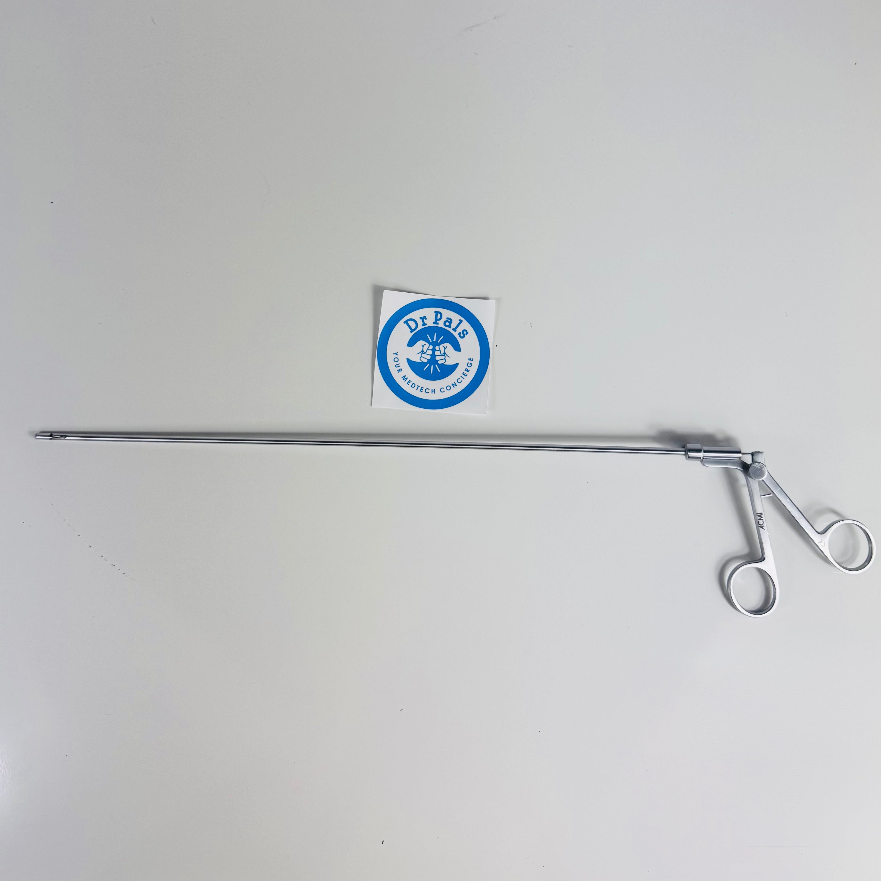 Gyrus ACMI RRT-437 | 4mm x 37cm (12Fr) Rigid Rat Tooth Grasping Forceps