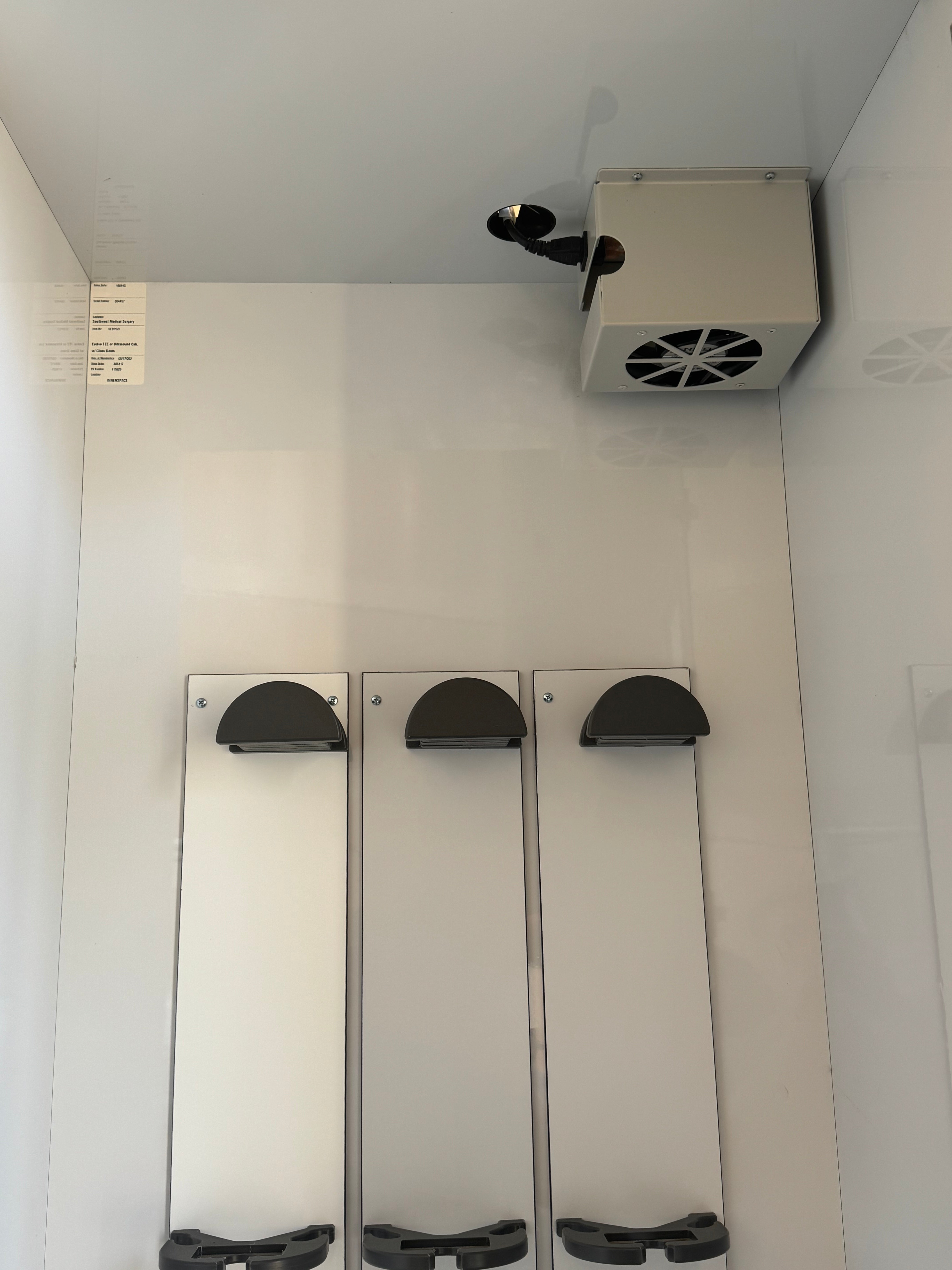 Innerspace Evolve | TEE Ultrasound Drying Cabinet with Glass Door