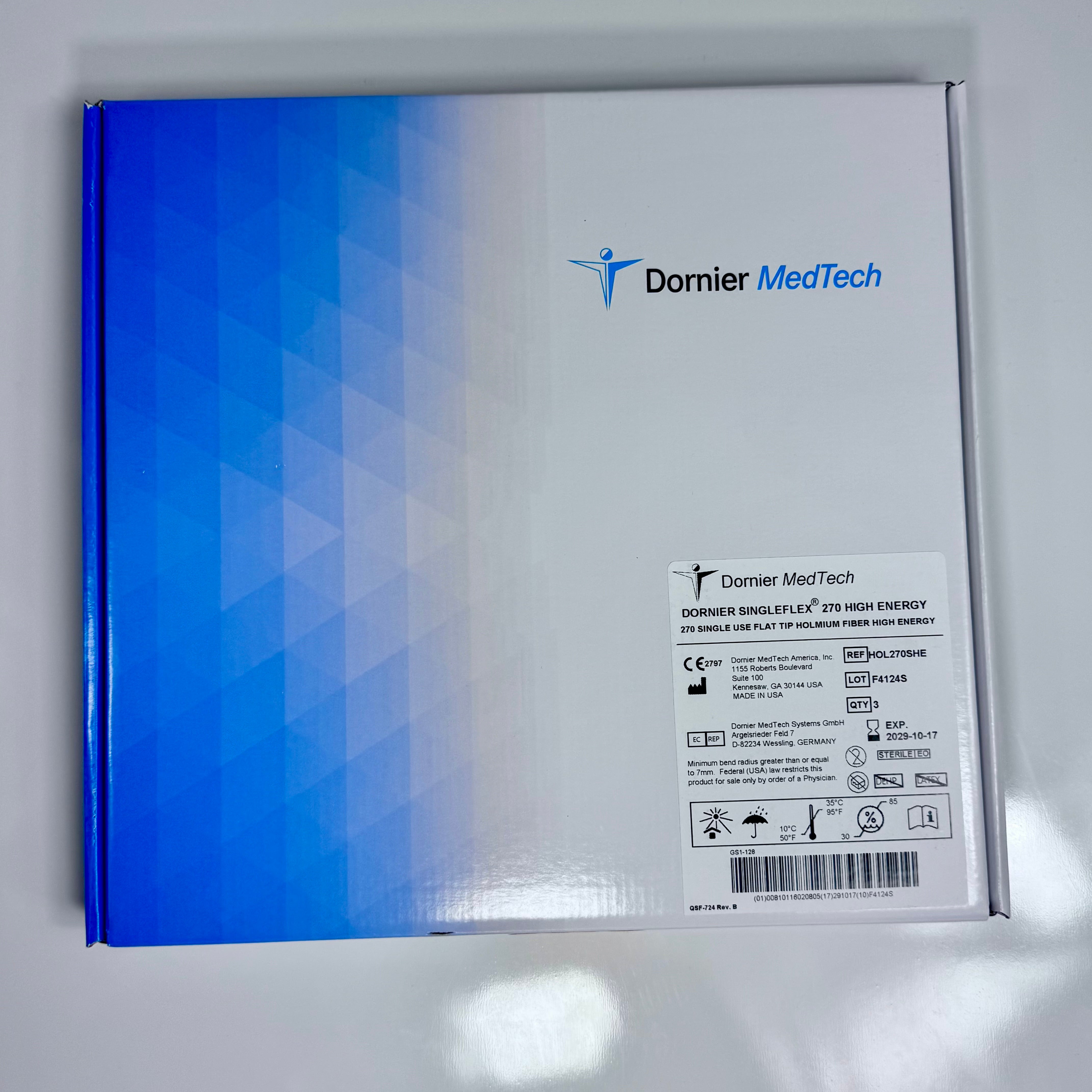 Dornier HOL270SHE | 270 Micron SingleFlex  Holmium Laser Fiber
