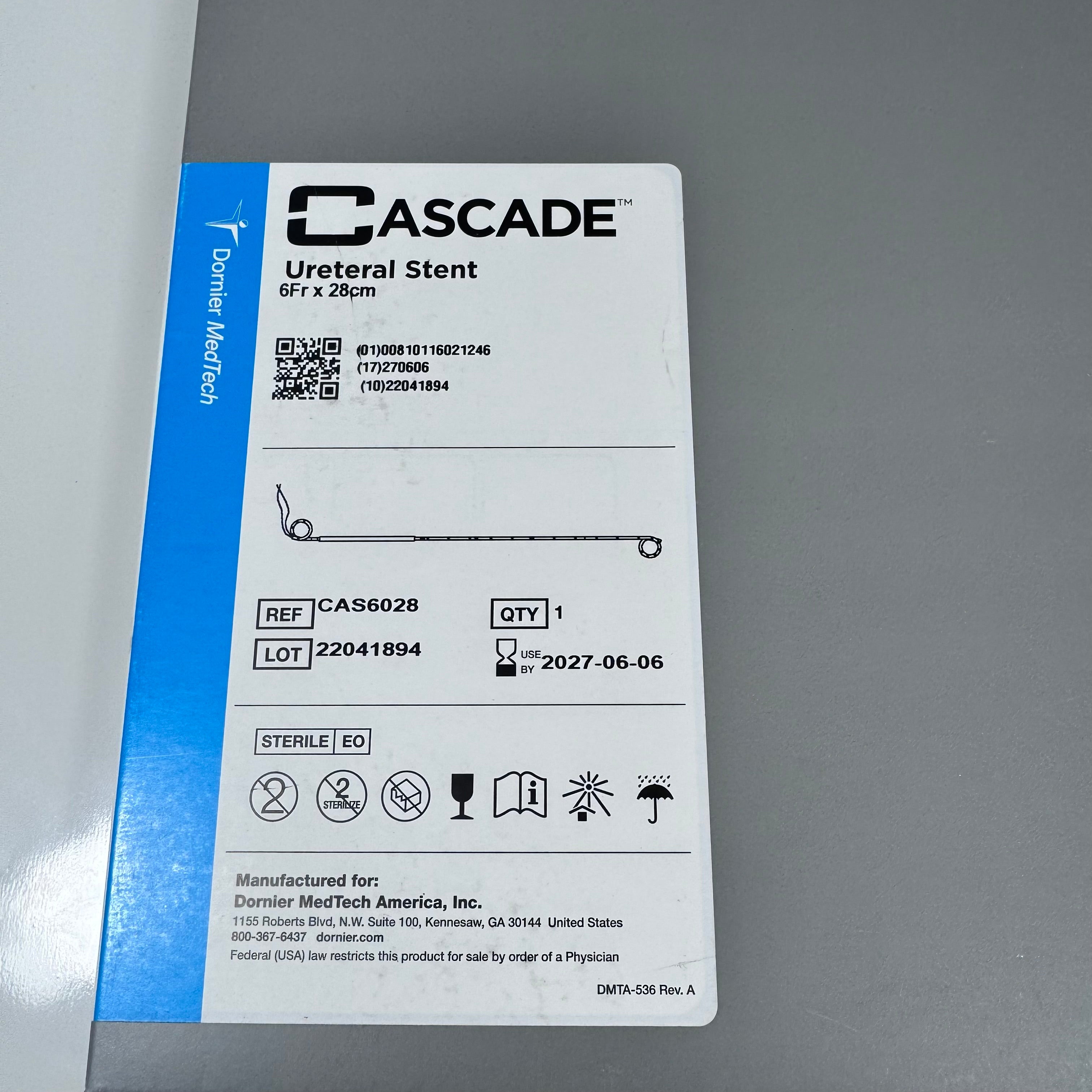 Dornier Cascade CAS6028 | Ureteral Kidney Stone Stent Urology