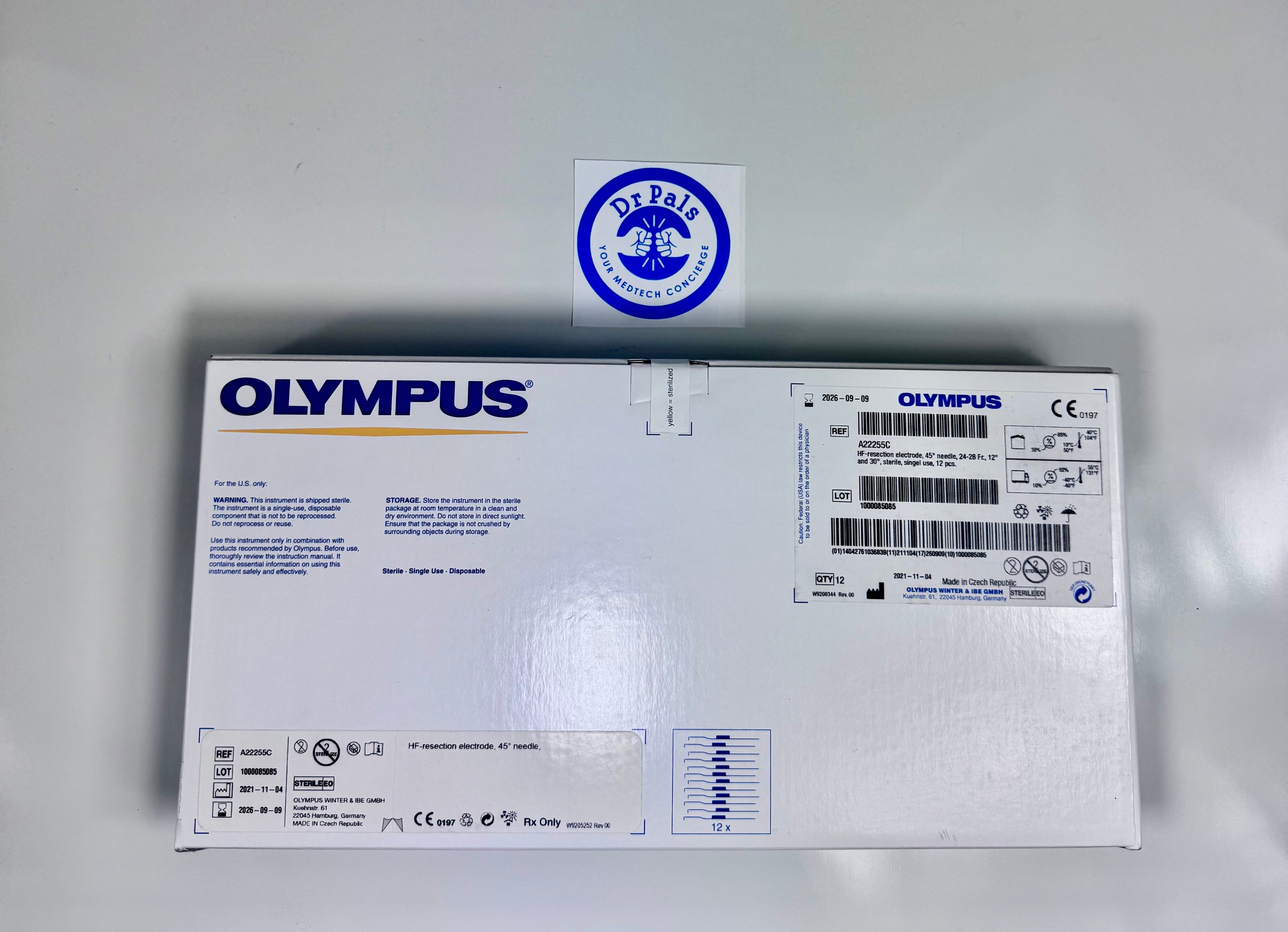 Olympus A22255C | Monopolar Resection Needle Electrode 45° 12/Box