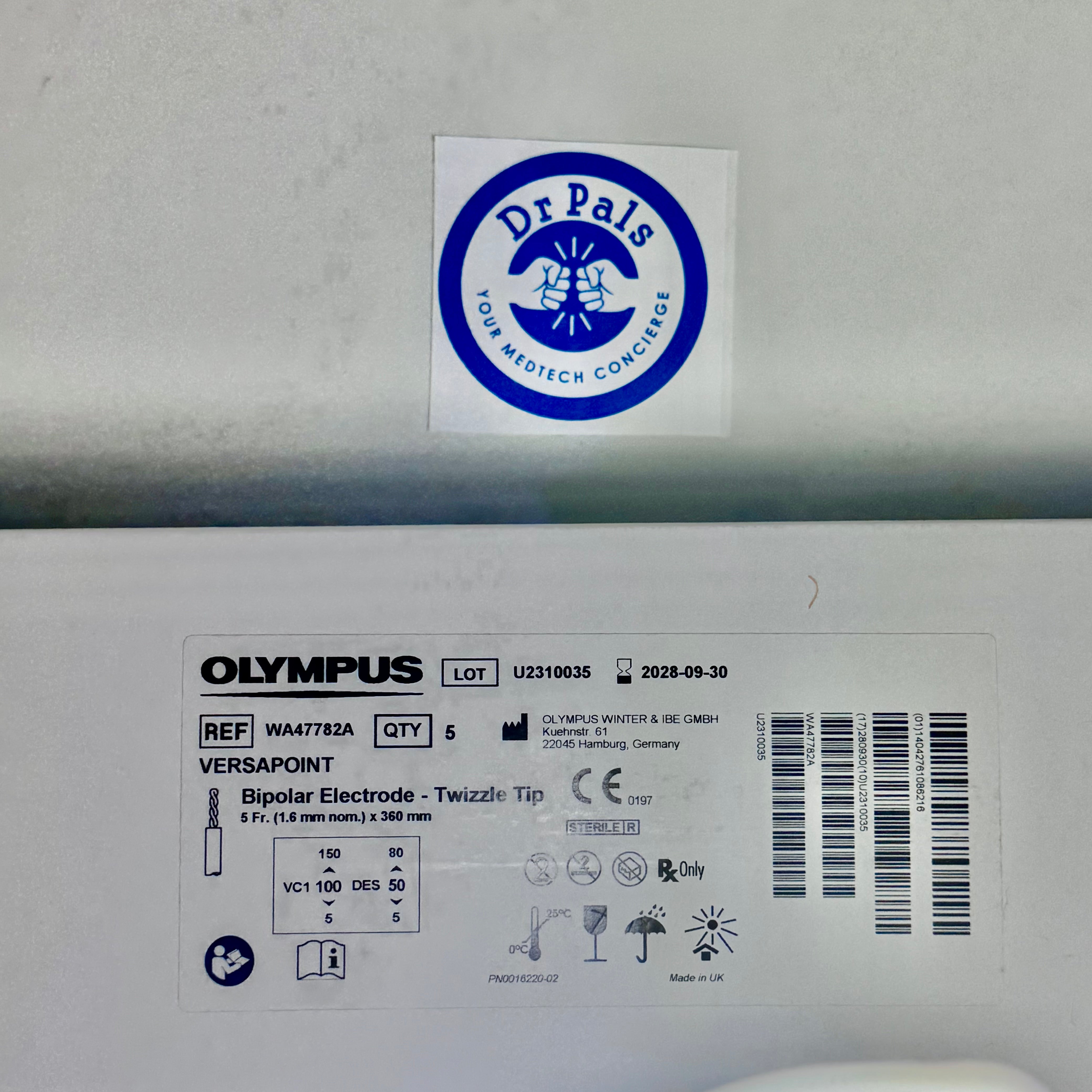 Olympus WA47782A | Versapoint Bipolar Electrode, Twizzle Tip, Each