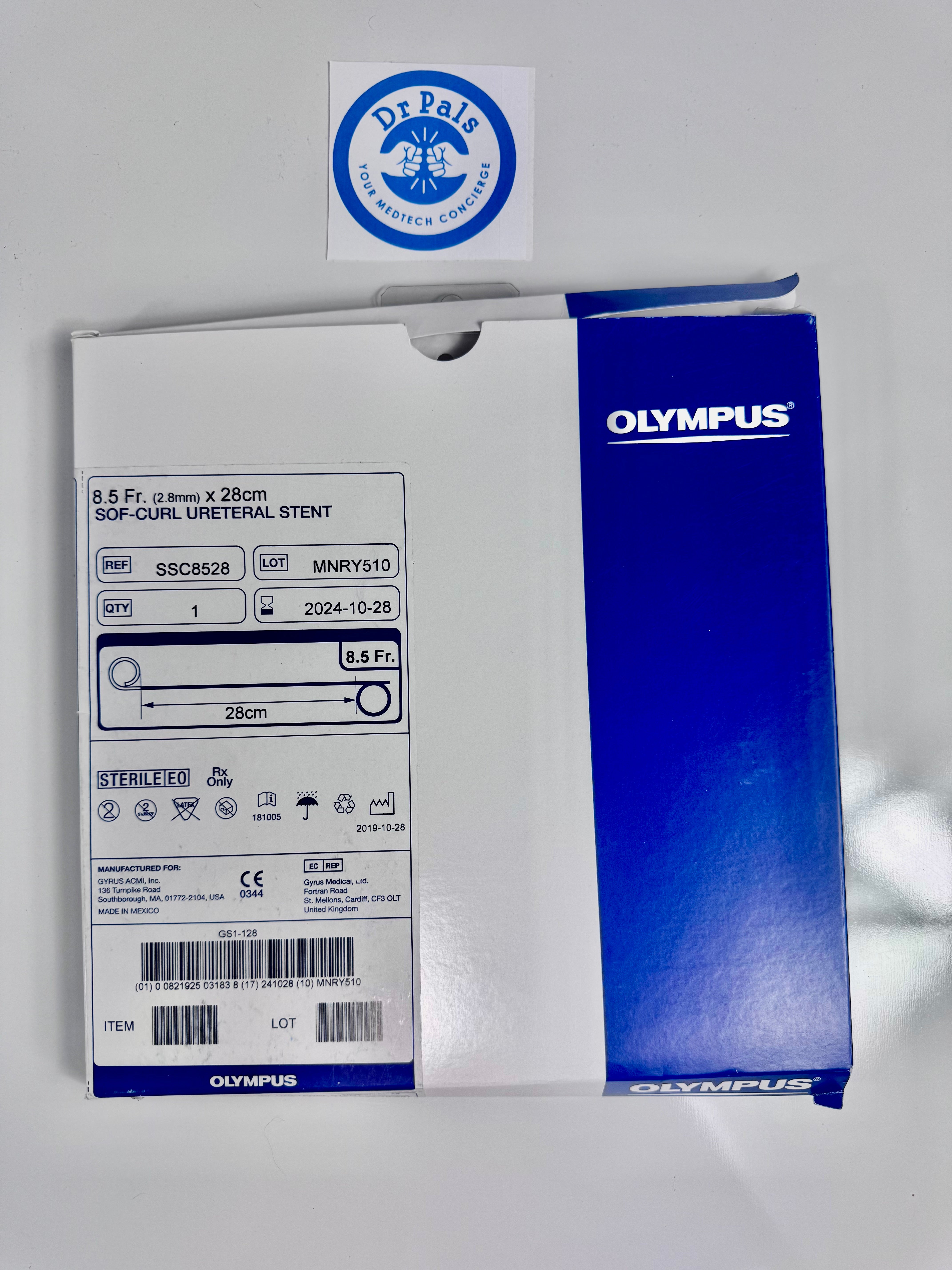 Olympus SSC8528 | Sof-Curl Ureteral Stent OUT OF DATE