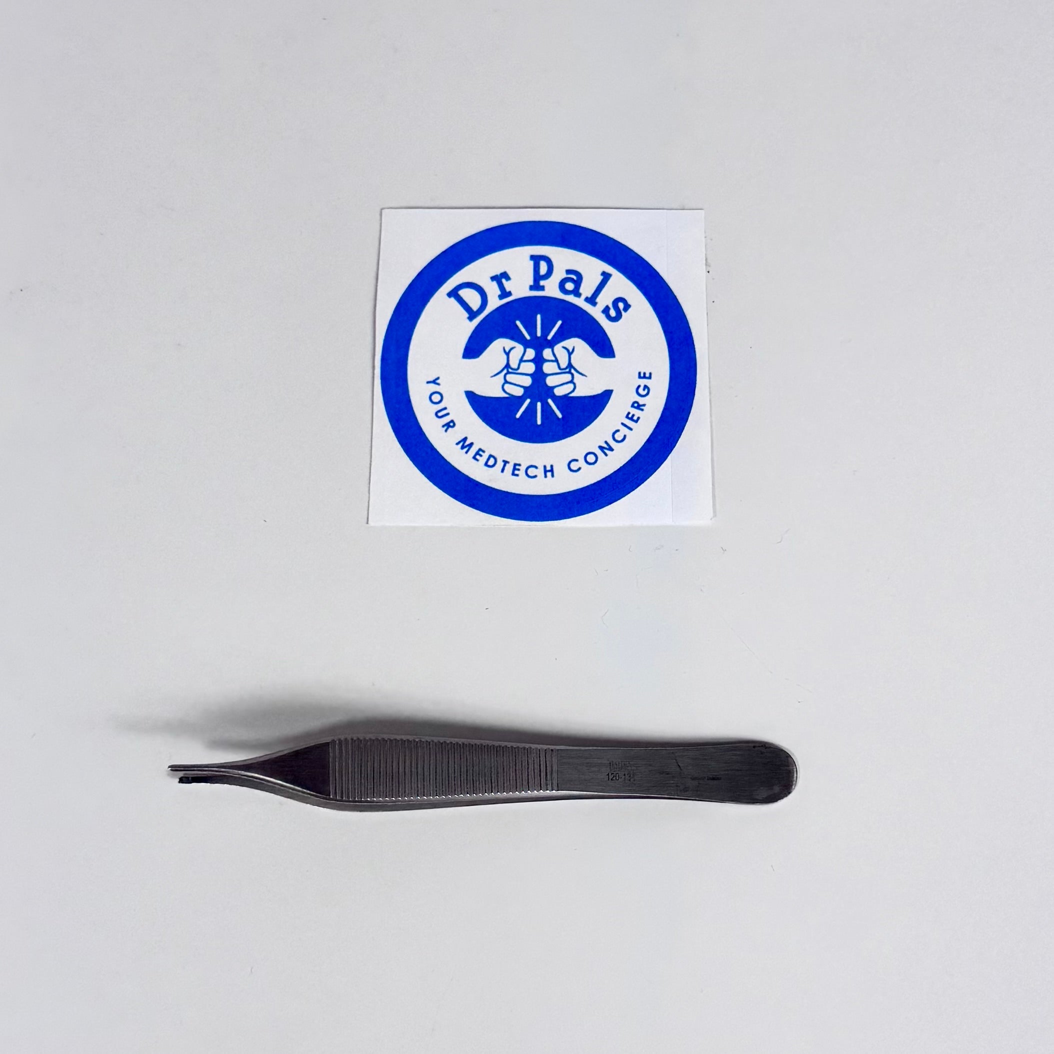 Hayden Medical 120-134 | Adson Tissue Forceps, 4-3/4", 1x2 Teeth, Delicate 1.5mm Tip, Straight