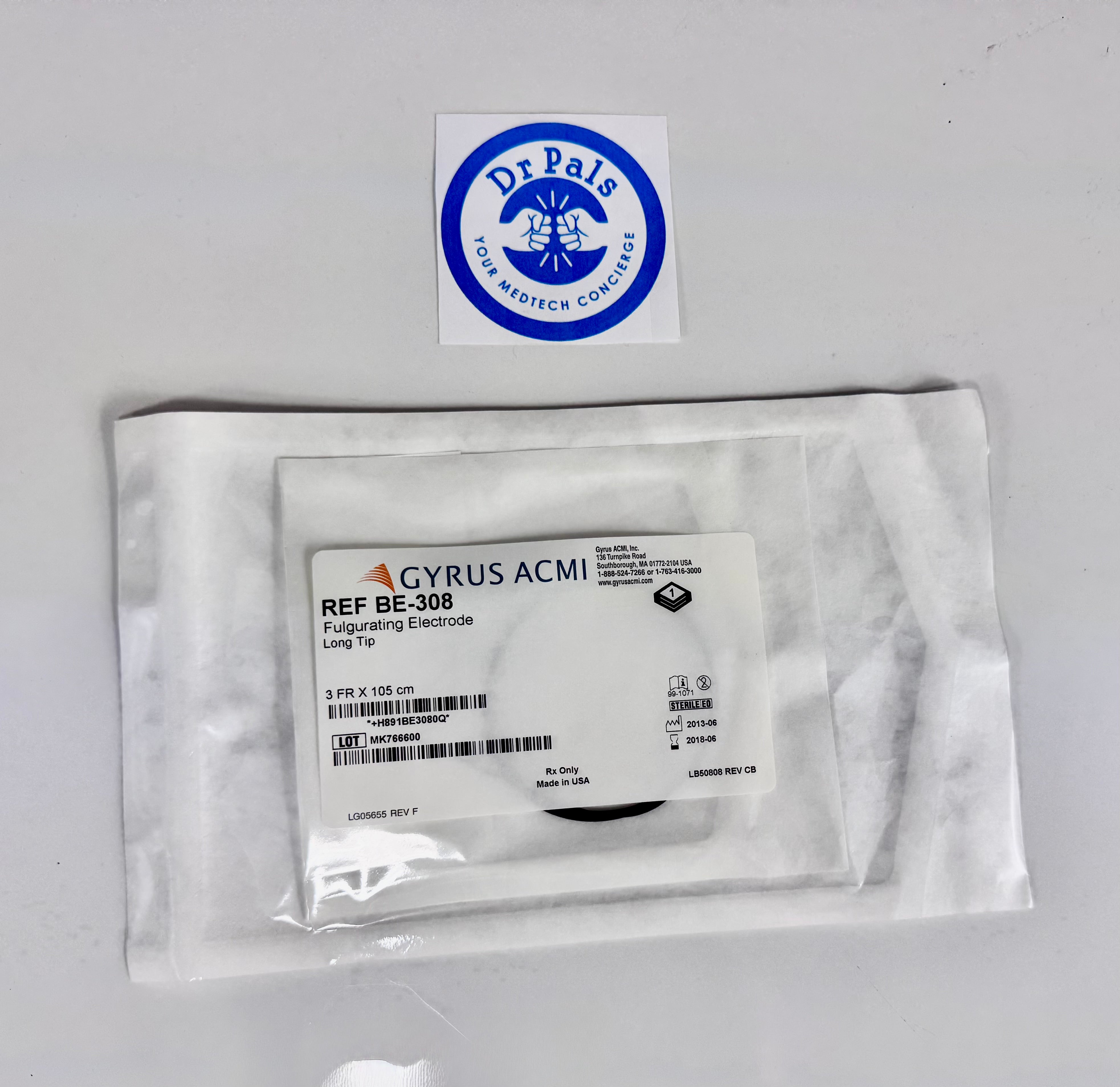 Gyrus ACMI BE-308 | Bugbee Fulgurating Electrode, 3 Fr, 105 cm, Single-Use 10/box