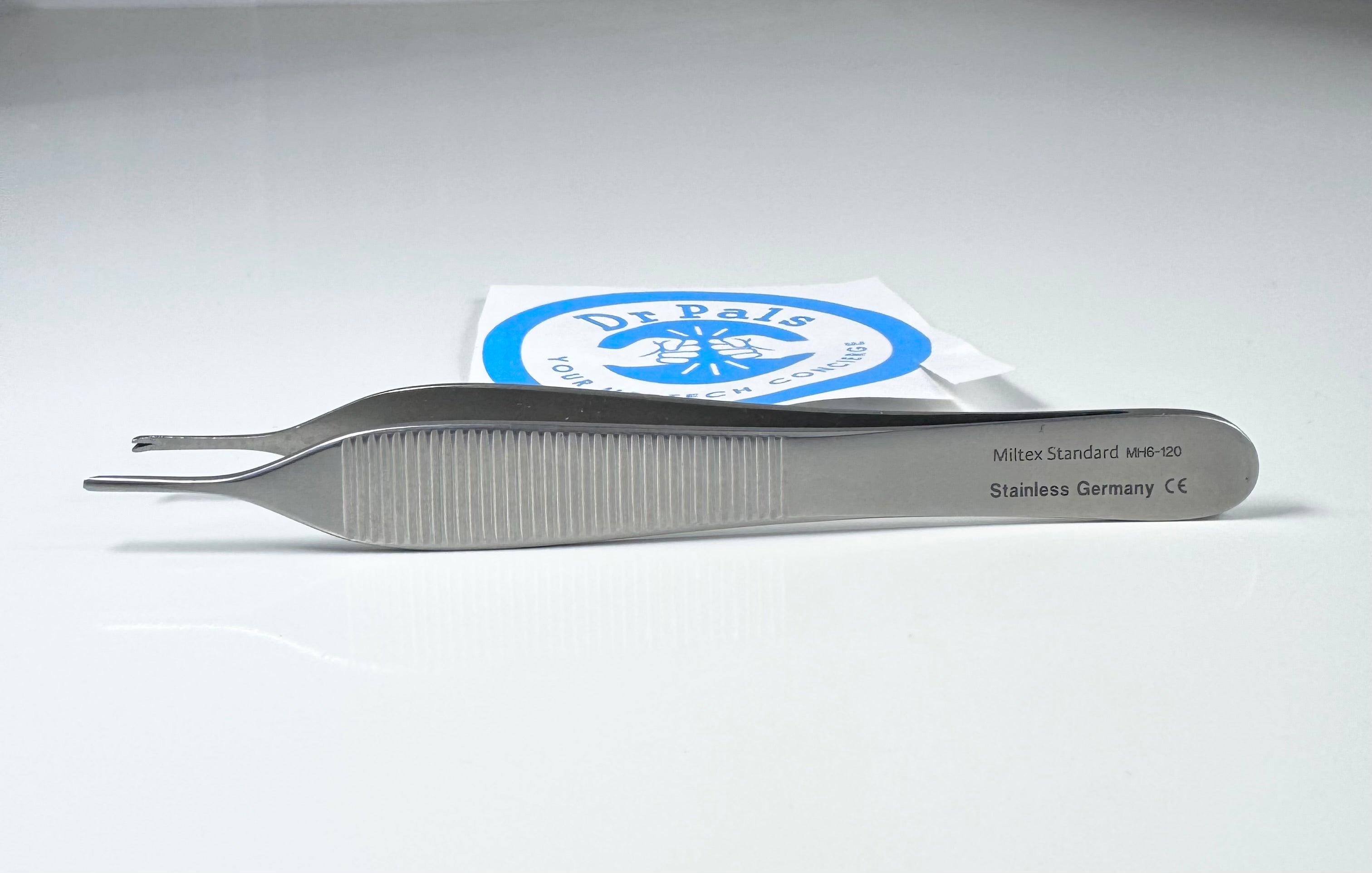 Miltex MH6-120 | MeisterHand Adson Tissue Forceps, 1x2 Teeth, 4-3/4" (120 mm)