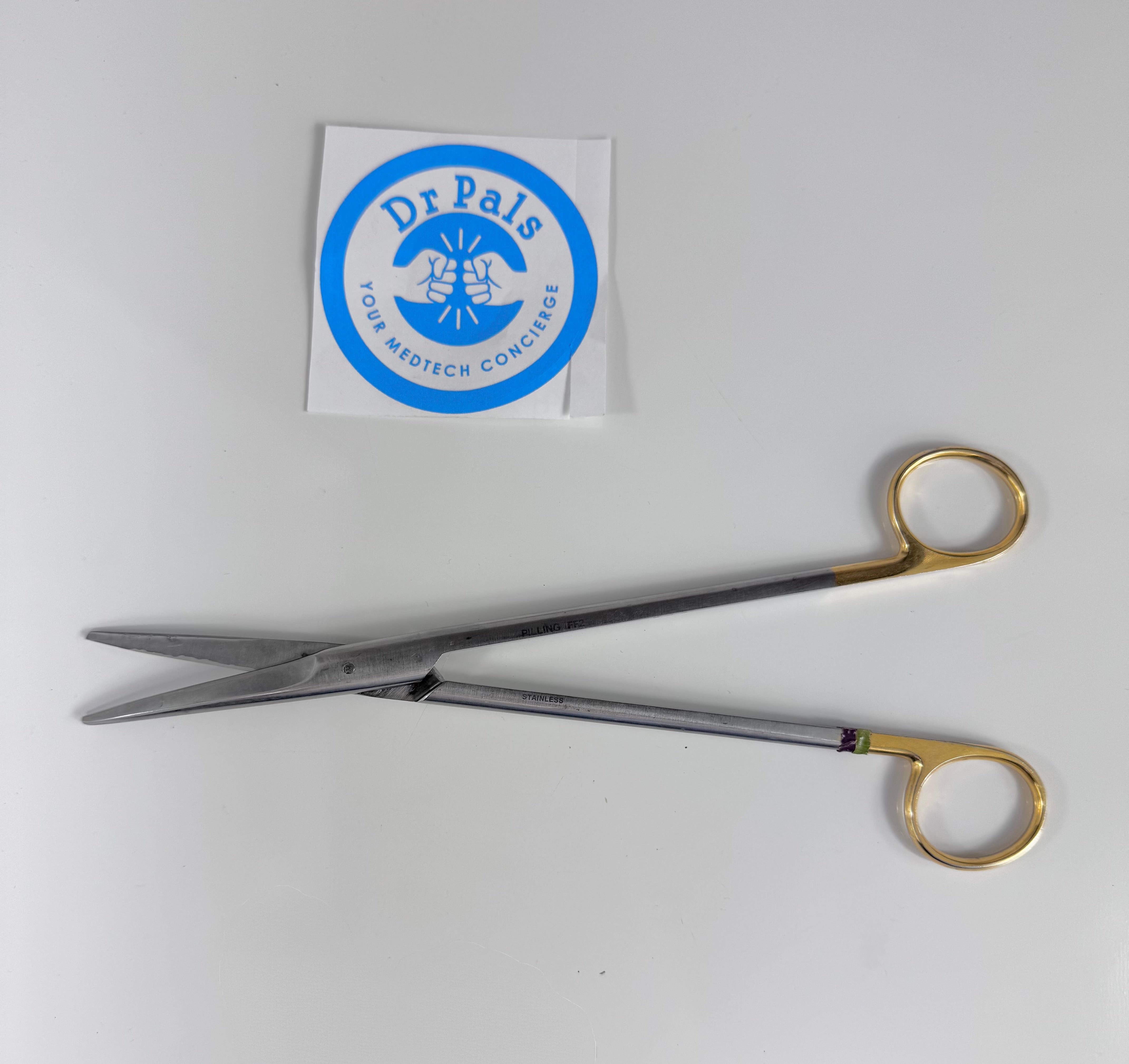 Pilling 14-2235 | 9" Curved Mayo Scissors Tungsten Carbide
