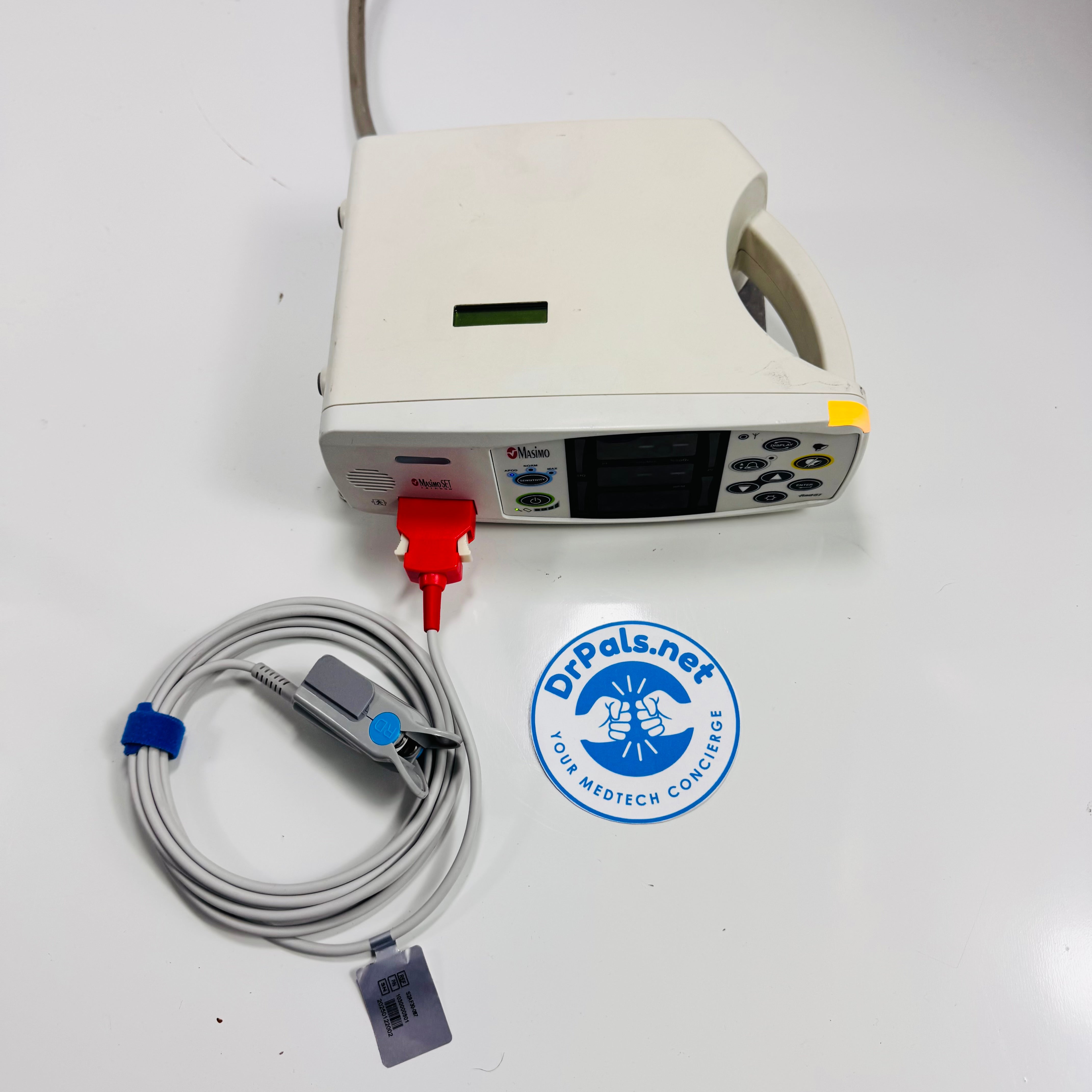 Masimo RAD-87A | SET Rainbow Pulse CO-Oximeter SpO2 Sensor Battery