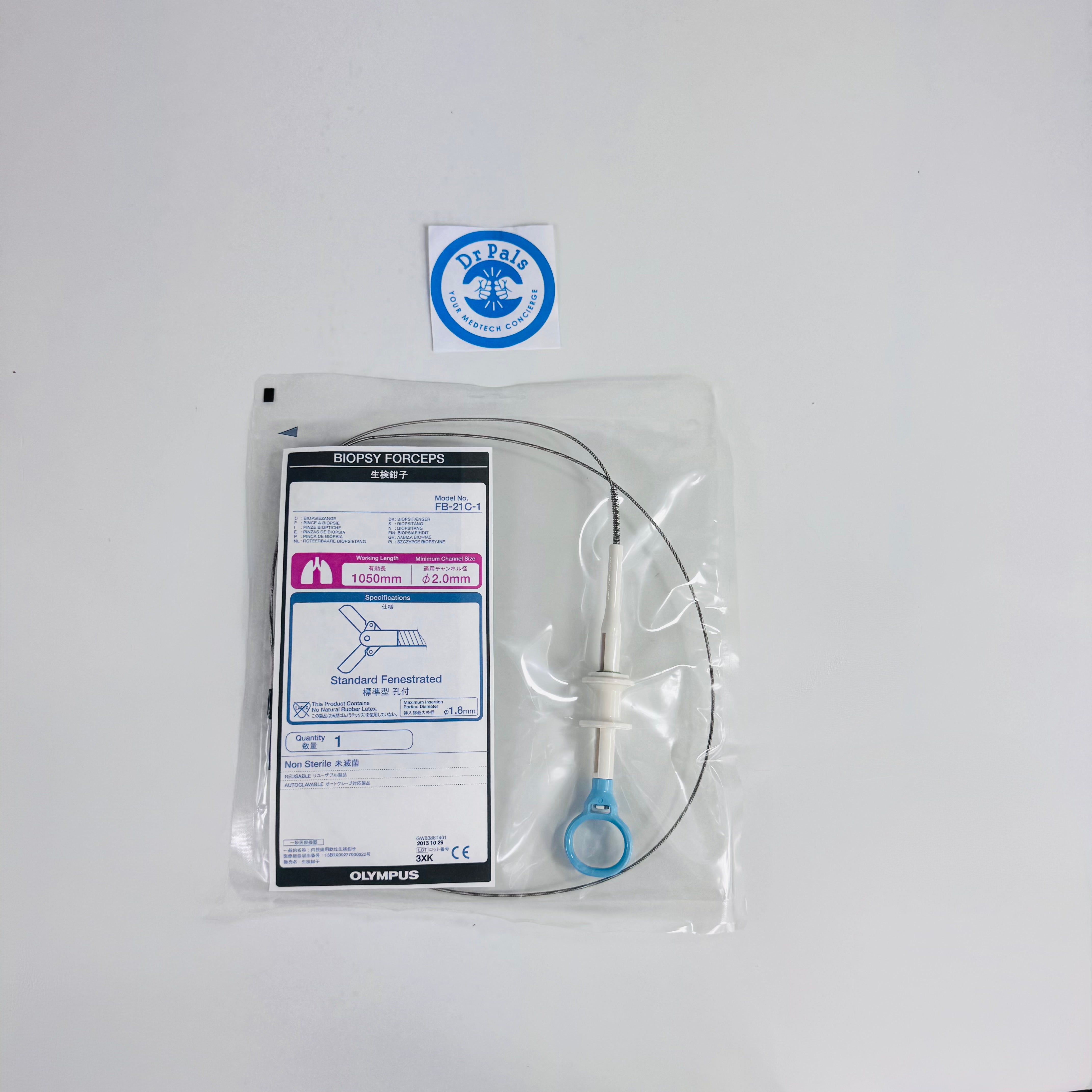 Olympus- FB-21C-1 | 1.8mm x 1050mm Flexible Biopsy Forceps