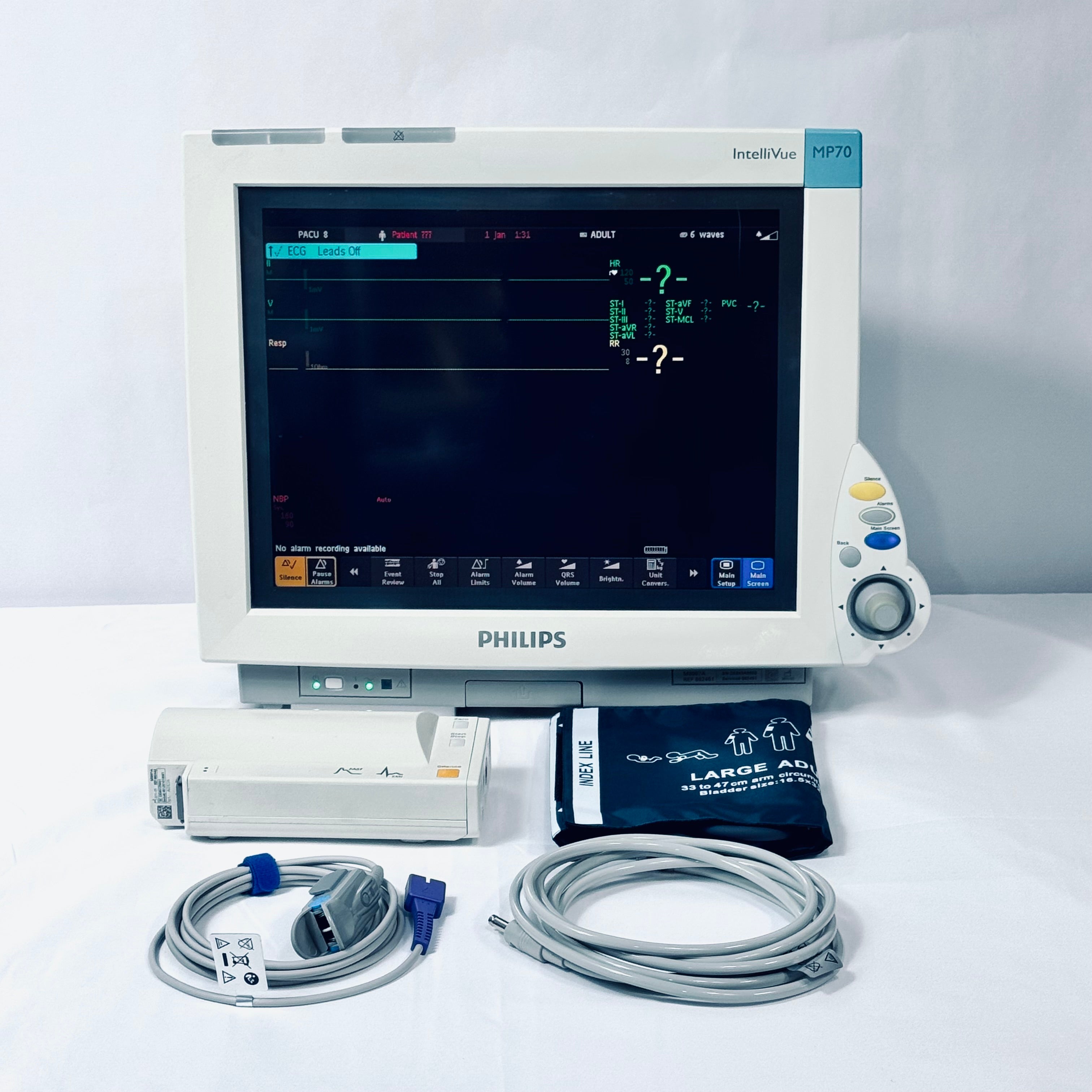 Philips IntelliVue MP70 | Patient Monitor M8007A - Masimo