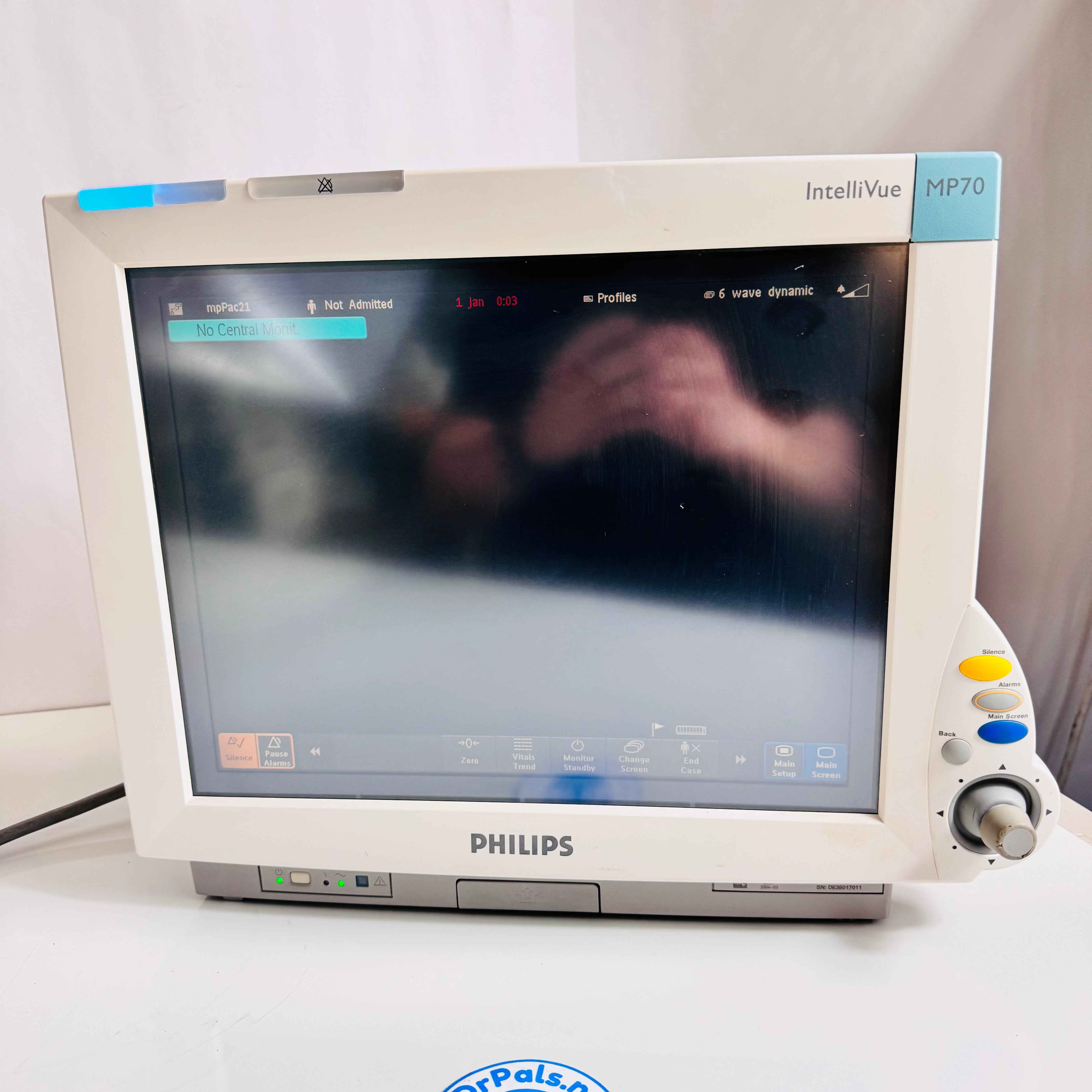 Philips IntelliVue MP70 | 2 Patient Monitors M8007A with Control Knob Tested - Set of 2 Monitors Only