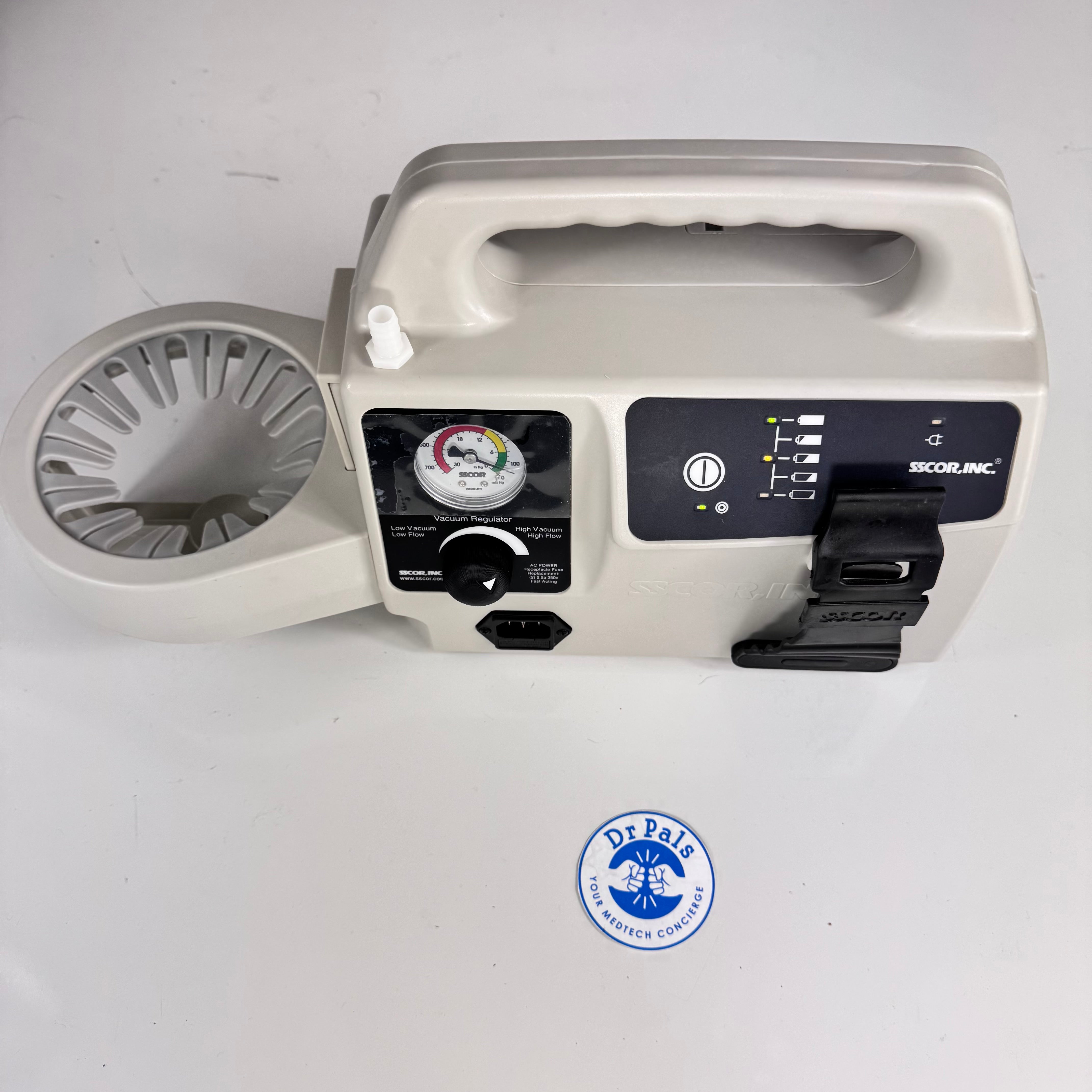 SSCOR 2314 Duet | Portable Medical Suction Aspirator with New Canister and Tubing