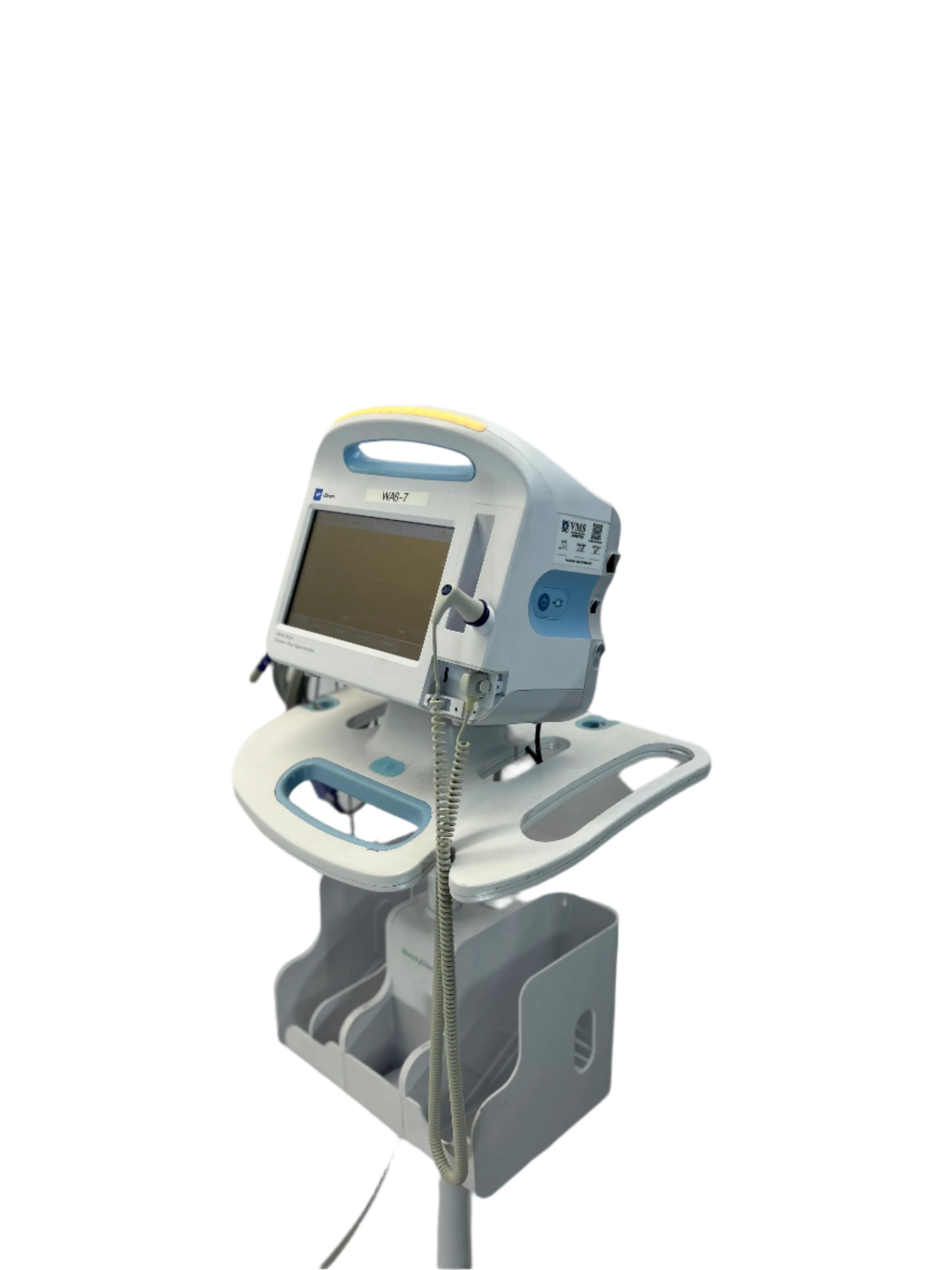 Welch Allyn 65NTXX | 6000 Series Vital Signs Monitor - NIBP, Nellcor SPO2 Includes Stand and all Accessories Thermometer, Sp02 Sensor, and NIBP Hose and Cuff
