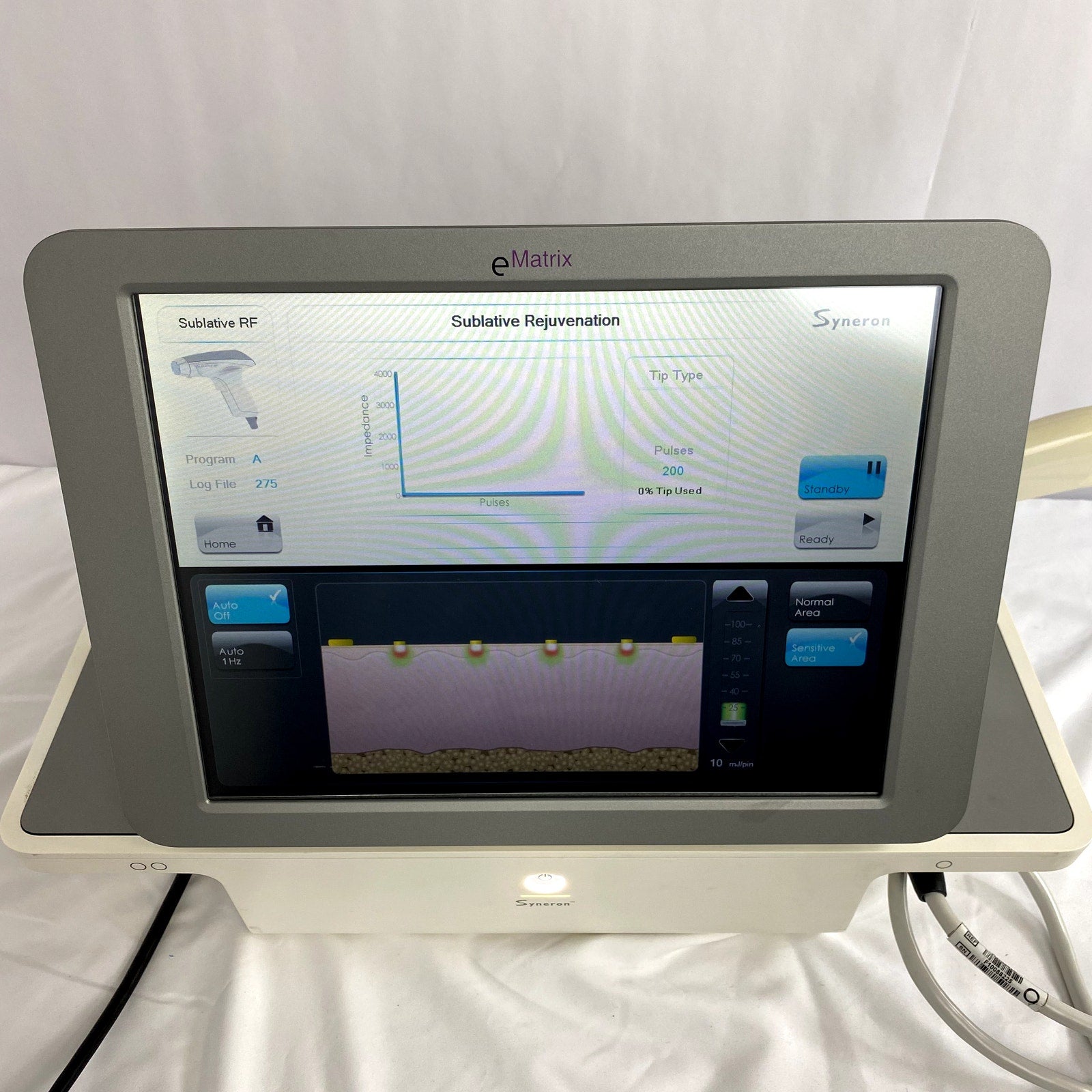 Syneron eMatrix FG70442US | RF Fractional Skin Rejuvenation w/ FG70541R Applicator